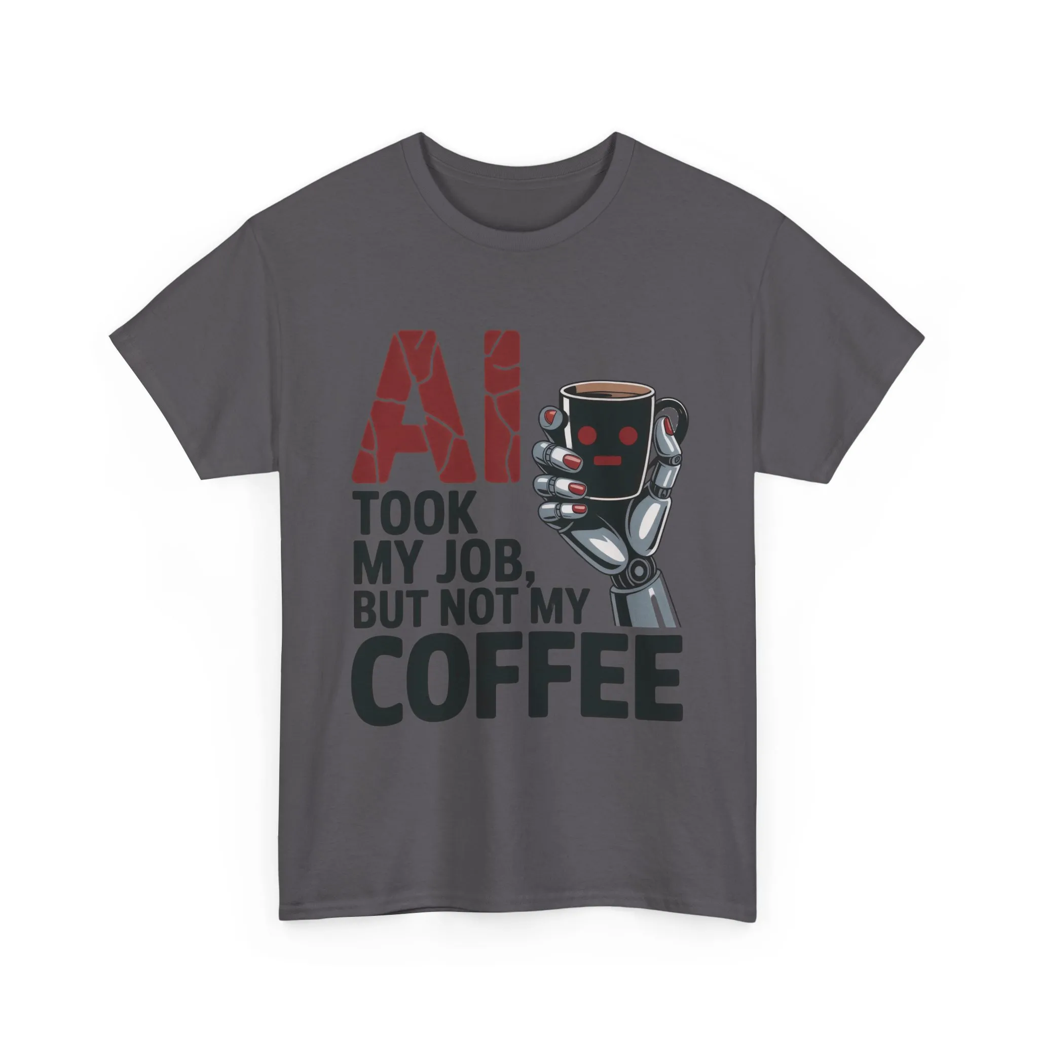 Women's AI Coffee T-Shirt, Funny Robot Job Humor Tee, Geek Sarcastic Gift for Her, Sarcastic Work Shirt, Career Humor - Image 19