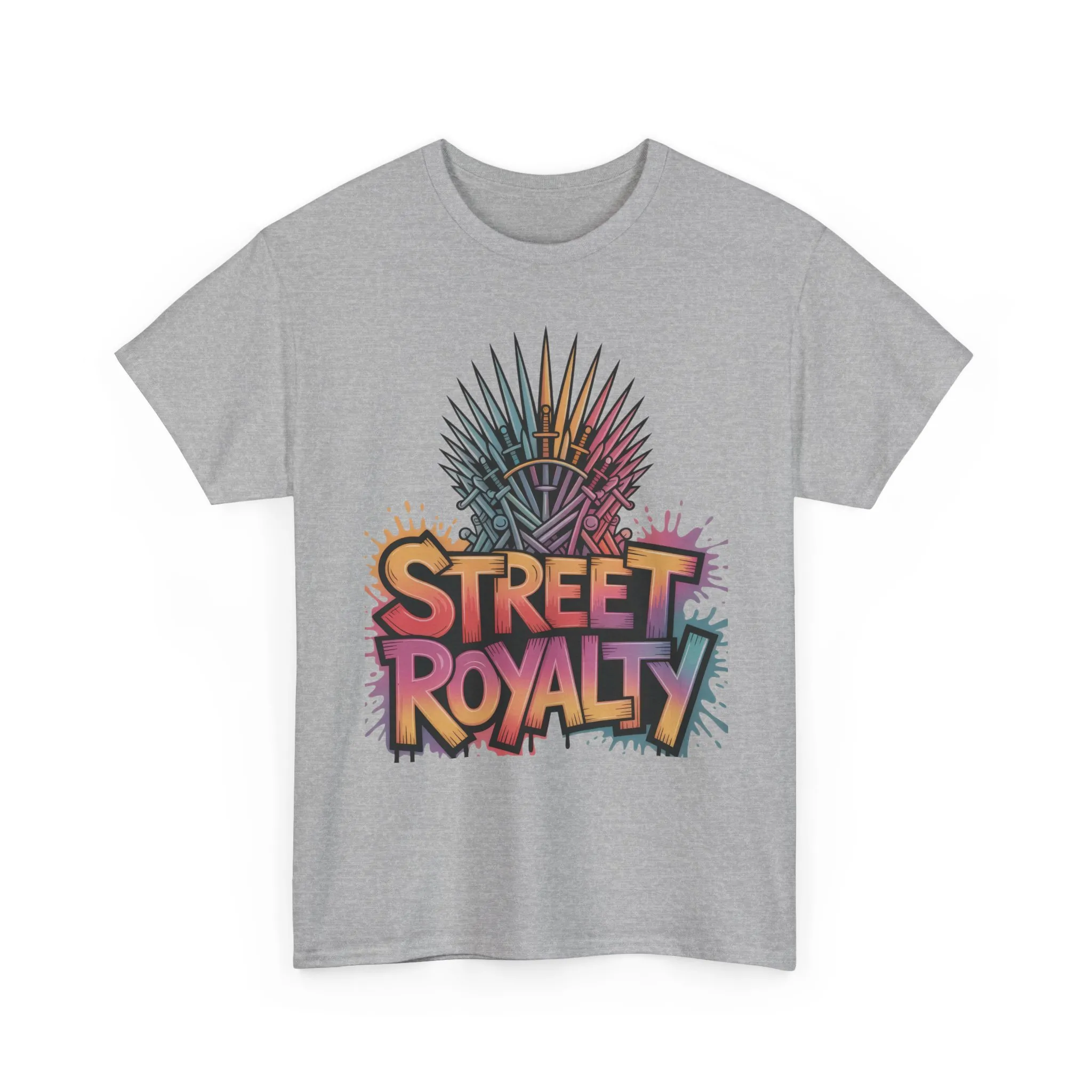 Street Royalty Women's T-Shirt, Graffiti Crown Graphic Tee, Urban Streetwear Top for Trendy Skater Girls - Image 9
