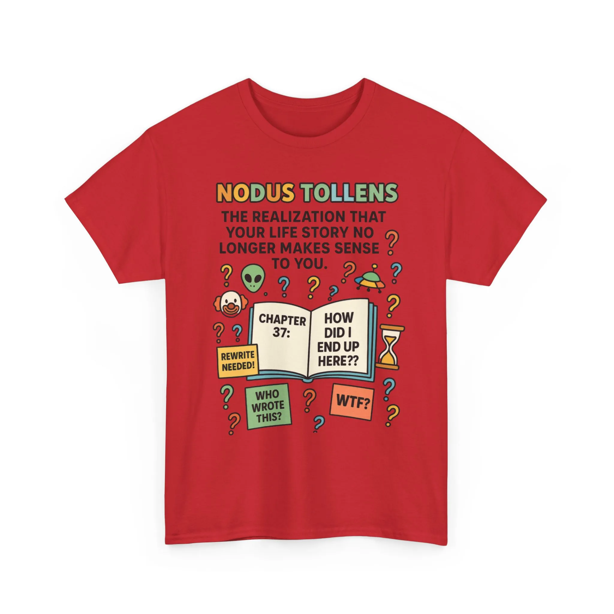 Nodus Tollens Women's Tee, Latin Words, Moods & Modes, Self-Awareness, Personal Development, Funny Existential Graphic Tee, Book Lover Gift - Image 25