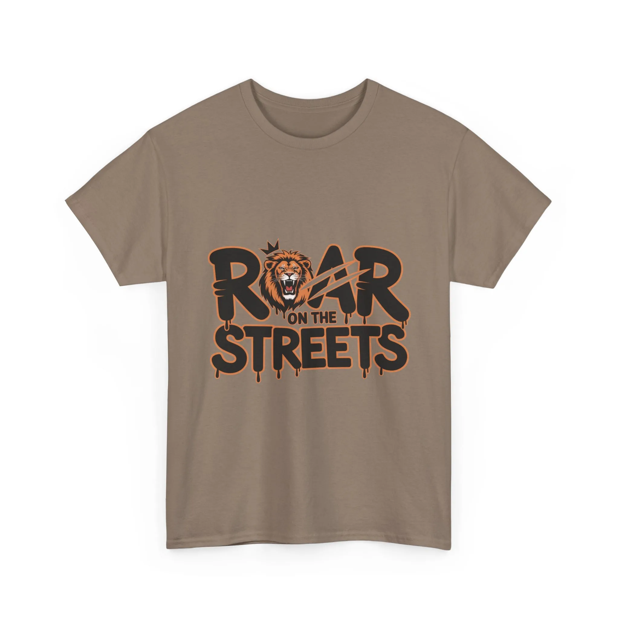 Roar on the Streets Lion Graphic Mens Urban T-Shirt, Lion Shirt, Street Vibe - Image 13