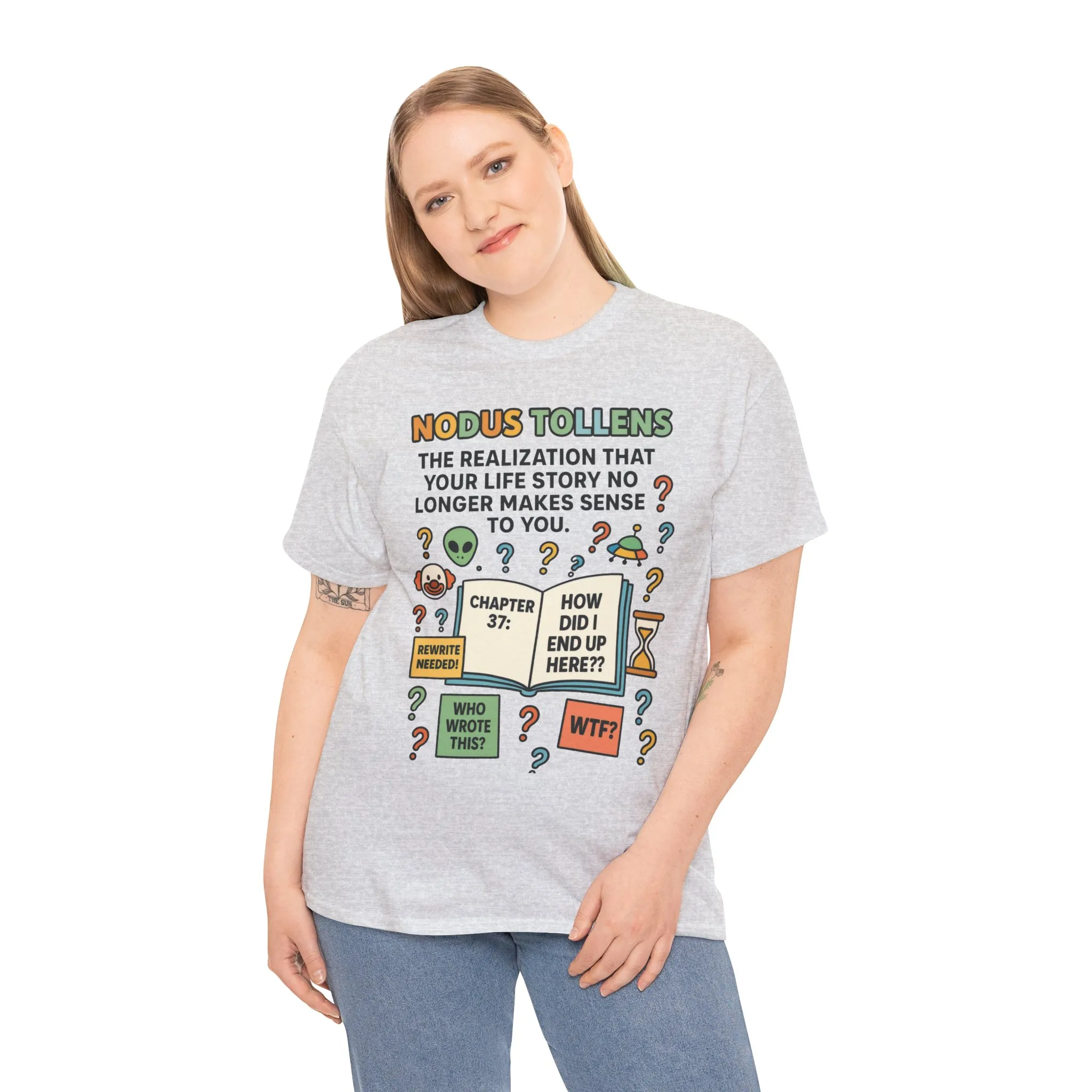 Nodus Tollens Women's Tee, Latin Words, Moods & Modes, Self-Awareness, Personal Development, Funny Existential Graphic Tee, Book Lover Gift - Image 3