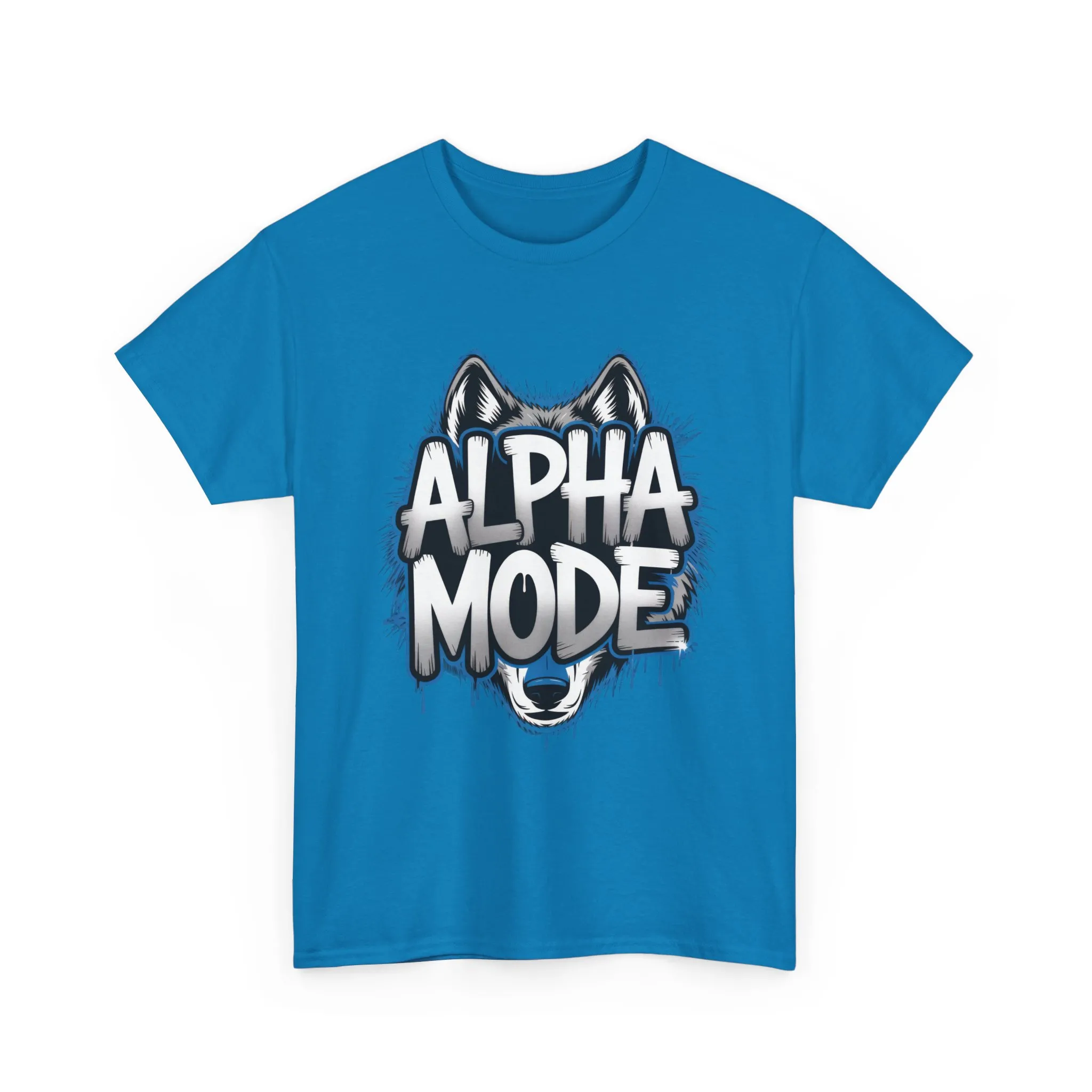 Alpha Mode Wolf Graphic Mens T-Shirt Streetwear, Alpha Tee, Wolf Tee, Street Tee, Wolf Art - Image 34