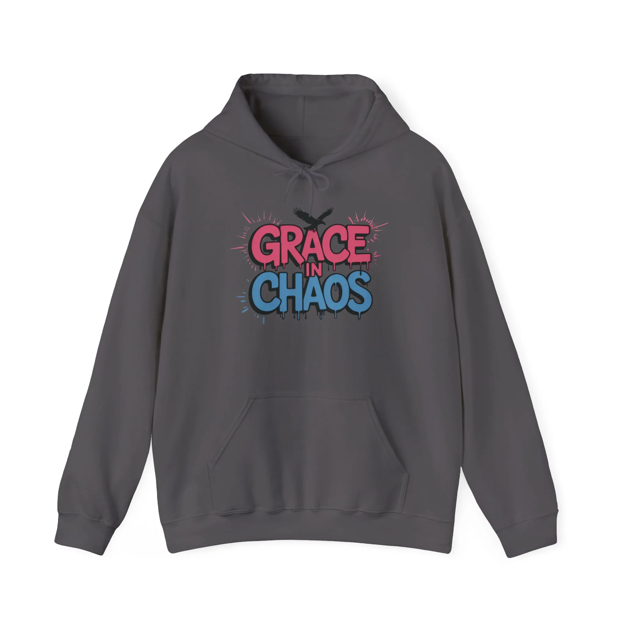 Women's Hoodie Grace in Chaos, Graffiti Dripping Street Art Urban Hoodie, Bold Graphic Pullover - Image 17