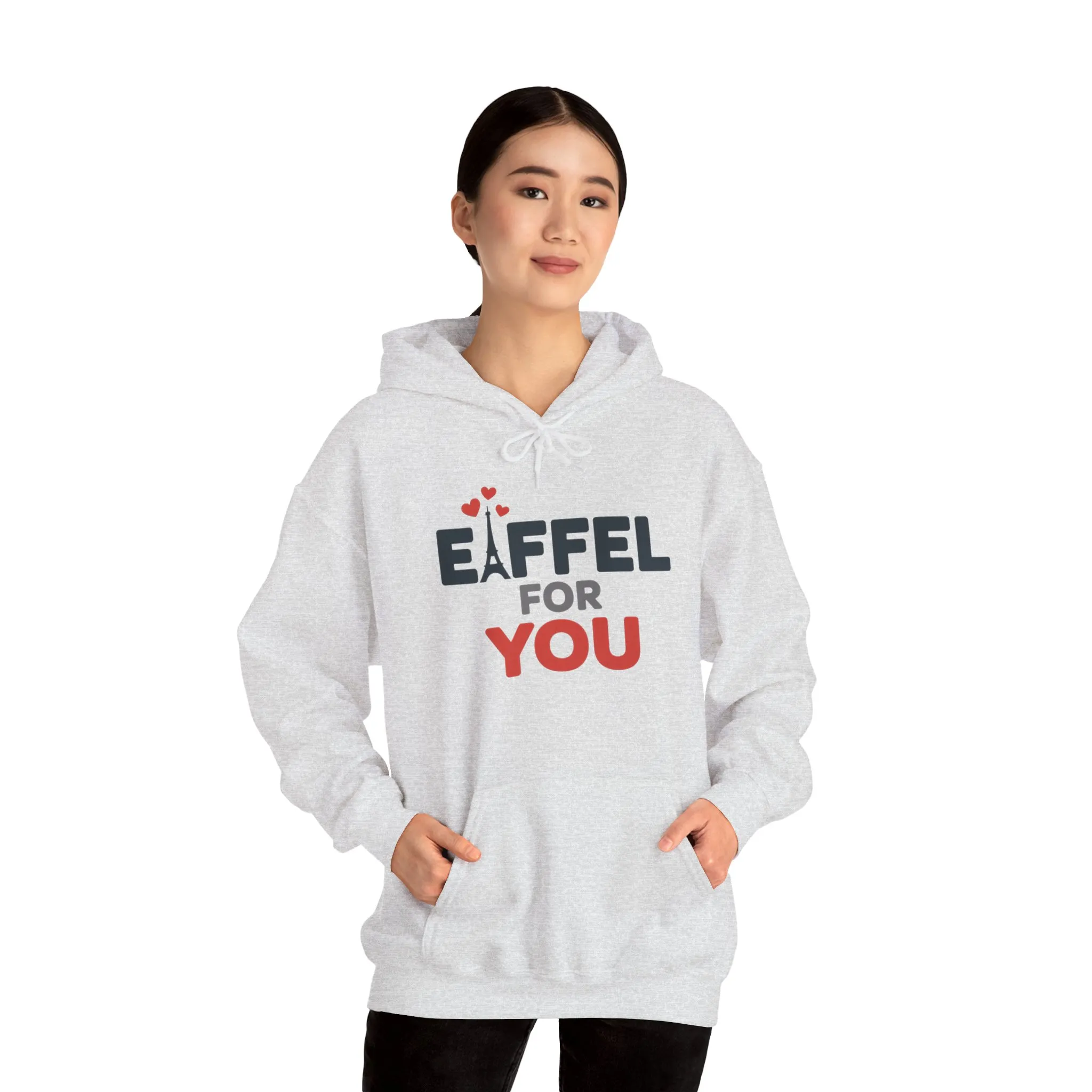 Womens Heavy Blend™ Hooded Sweatshirt, Eiffel For You Romantic Paris Womens Hoodie - Image 7