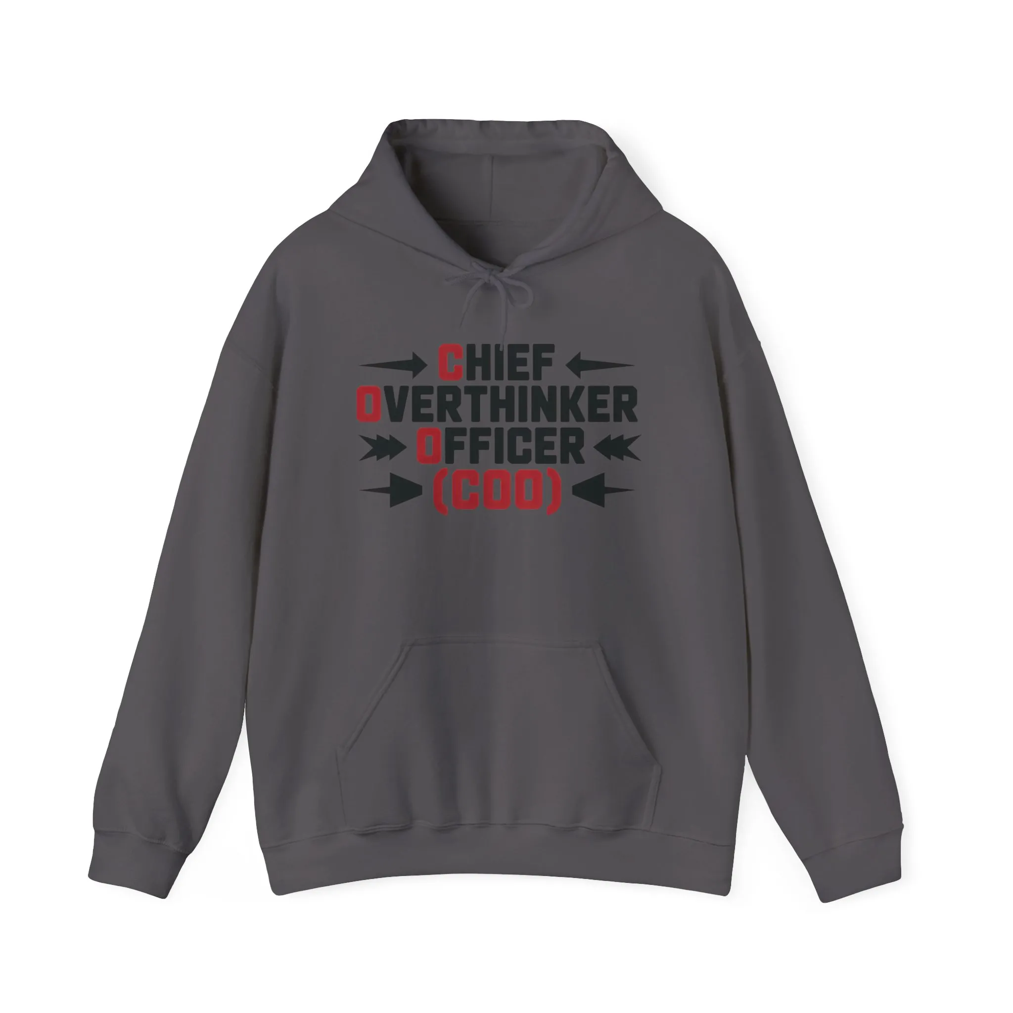 Chief Overthinker Officer Men's Hoodie, Funny COO Graphic Pullover, Sarcastic Office Humor Gift, Men's Heavy Blend™ Hooded Sweatshirt - Image 25