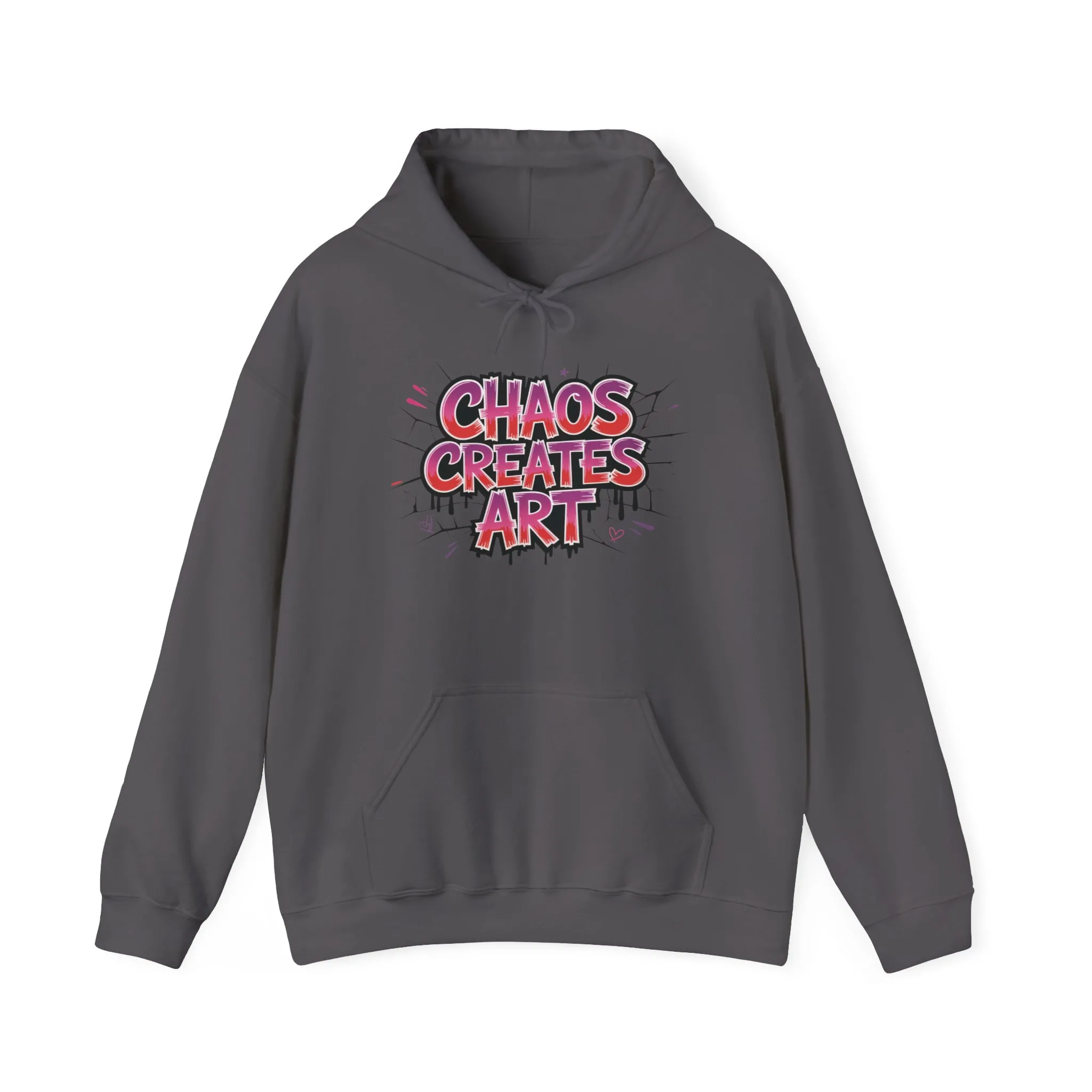 Women's Heavy Blend™ Hooded Sweatshirt, Chaos Creates Art Graffiti Hoodie Womens Streetwear - Image 41
