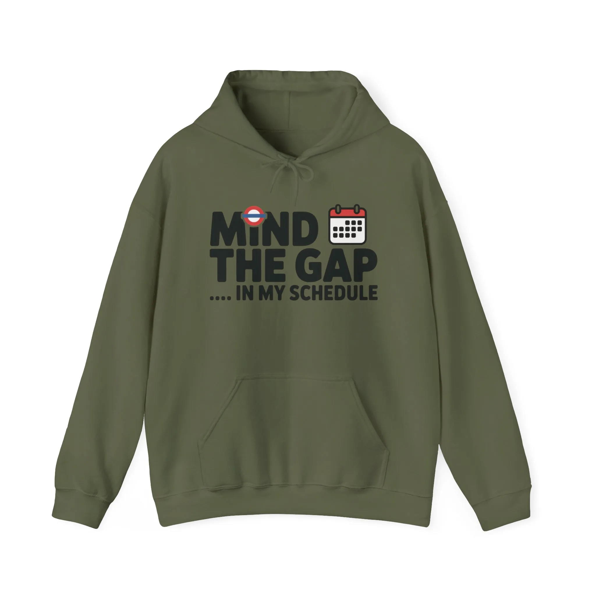 Men's Hoodie Funny Mind The Gap, Office Humor Hoodie, Comfy Graphic Sweatshirt - Image 13