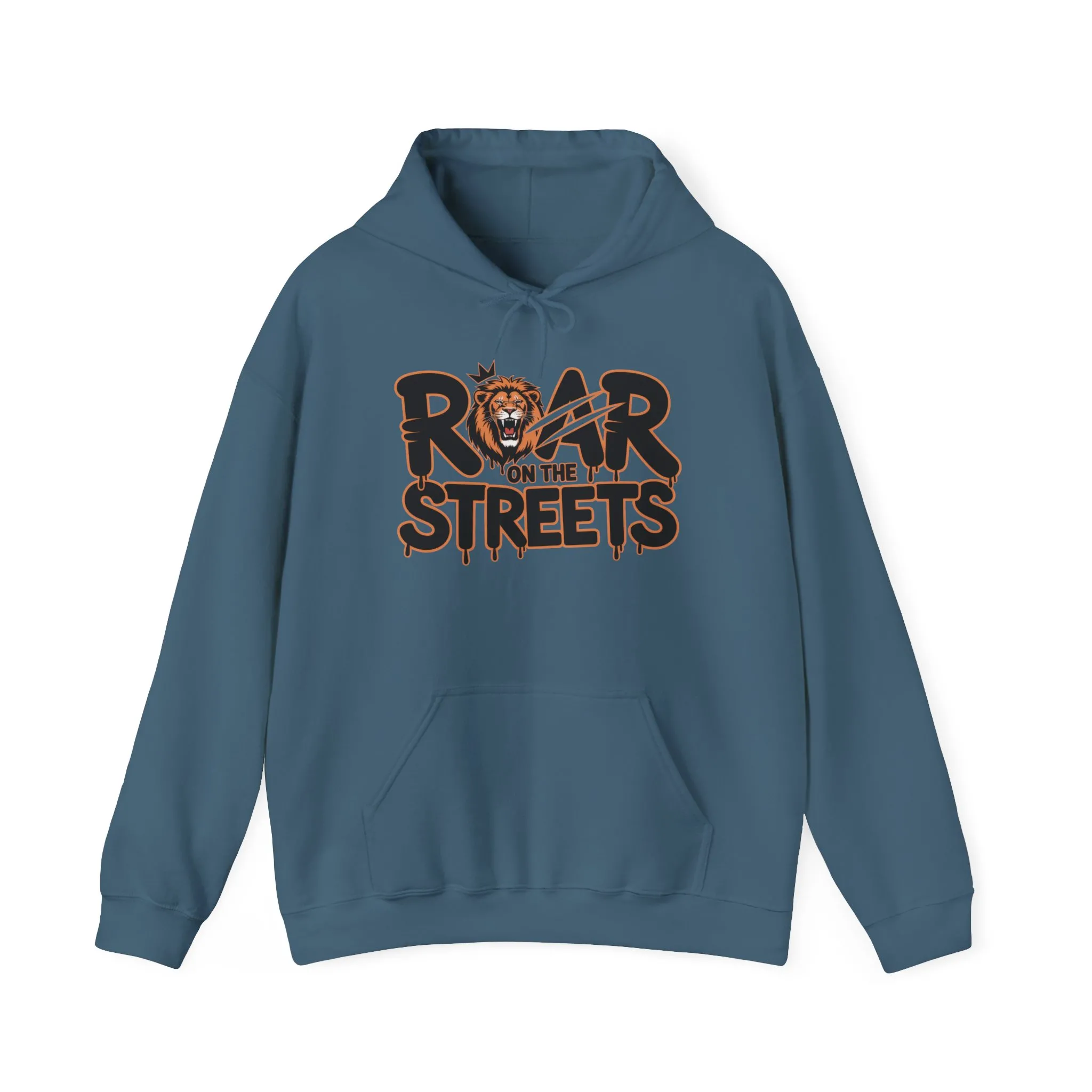 Mens Heavy Blend™ Hooded Sweatshirt, Roar on the Streets Lion Hoodie Mens Bold Streetwear - Image 21