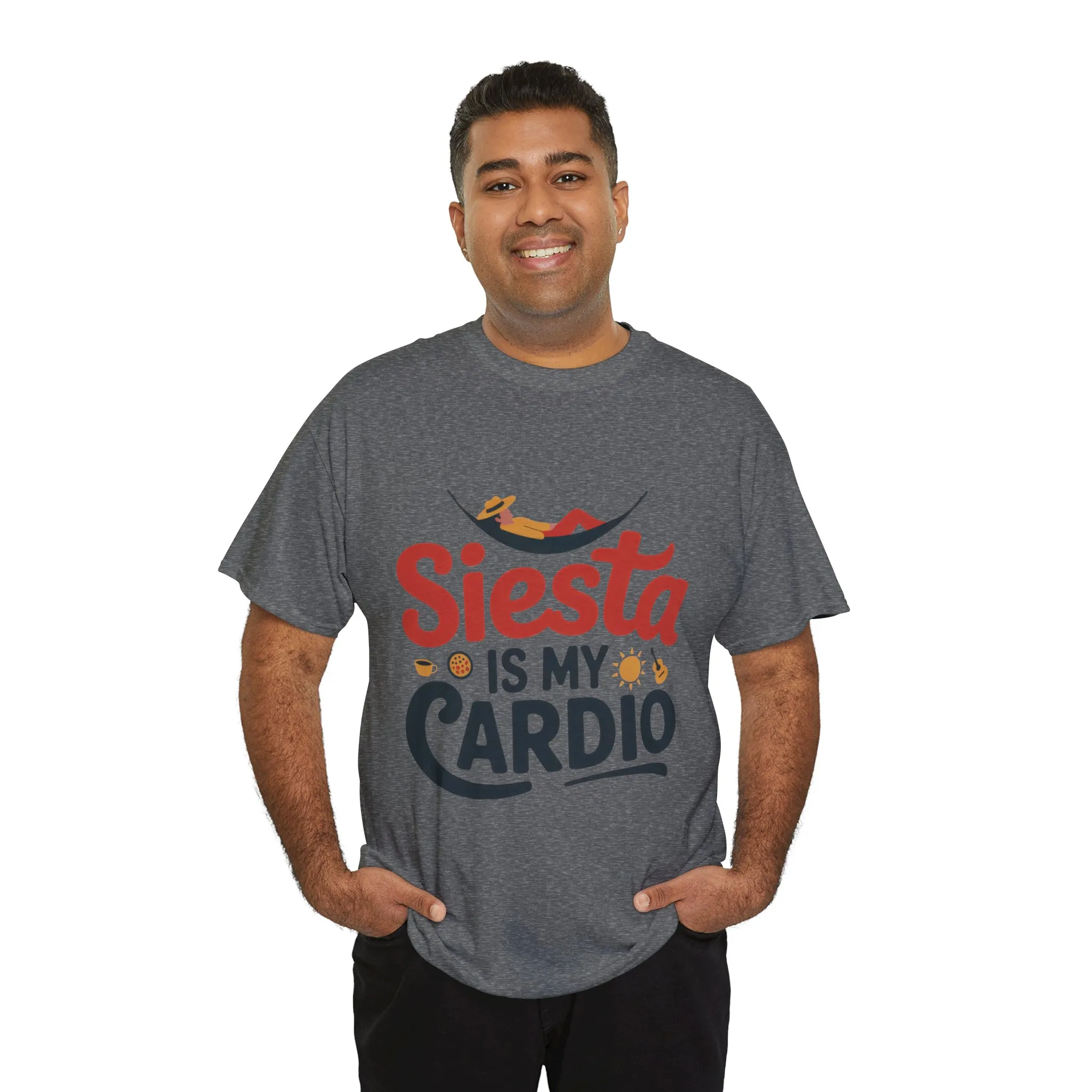 Siesta Is My Cardio Funny Mens T-Shirt Spain Humor Tee, Siesta Shirt, Siesta Culture Gift - Image 15