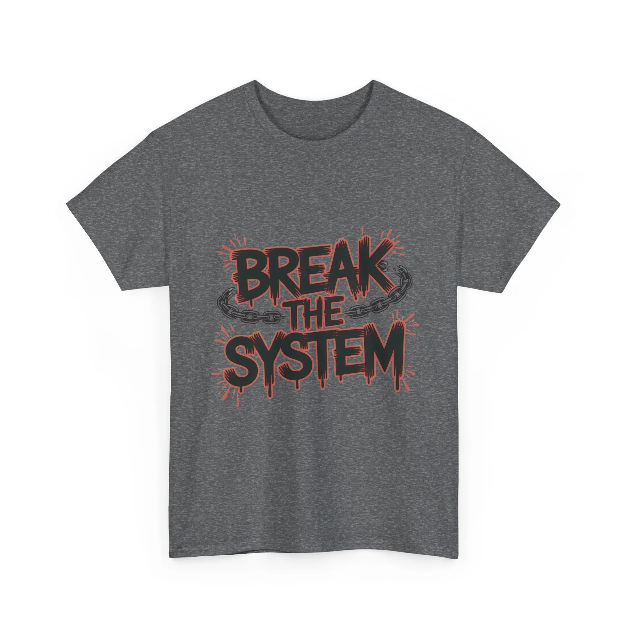 Men's Graphic Tee, Break the System Shirt, Streetwear Punk T-Shirt, Activist Gift for Him - Image 16
