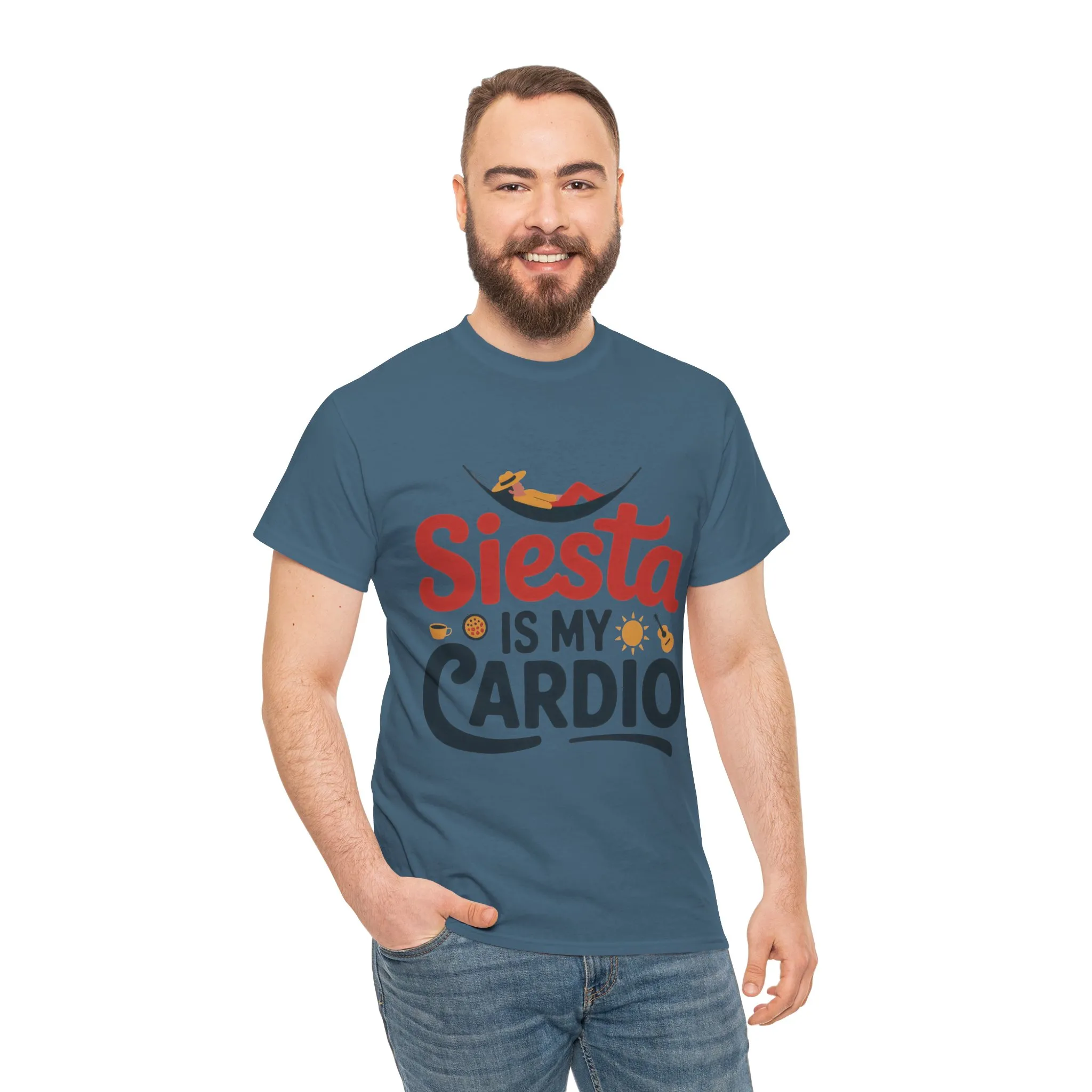 Siesta Is My Cardio Funny Mens T-Shirt Spain Humor Tee, Siesta Shirt, Siesta Culture Gift - Image 23