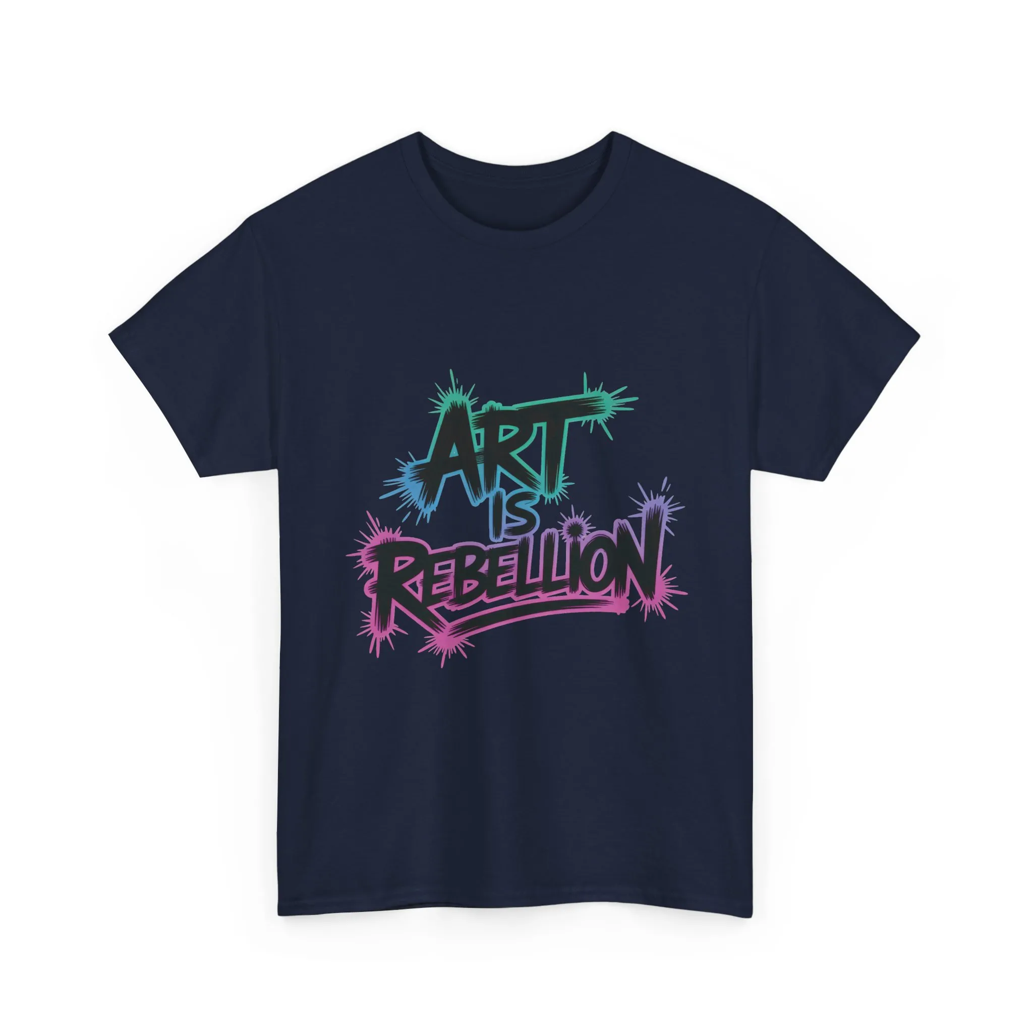 Art Is Rebellion Women's Graphic T-Shirt, Graffiti Street Art Tee, Bold Rebel Statement Top - Image 16