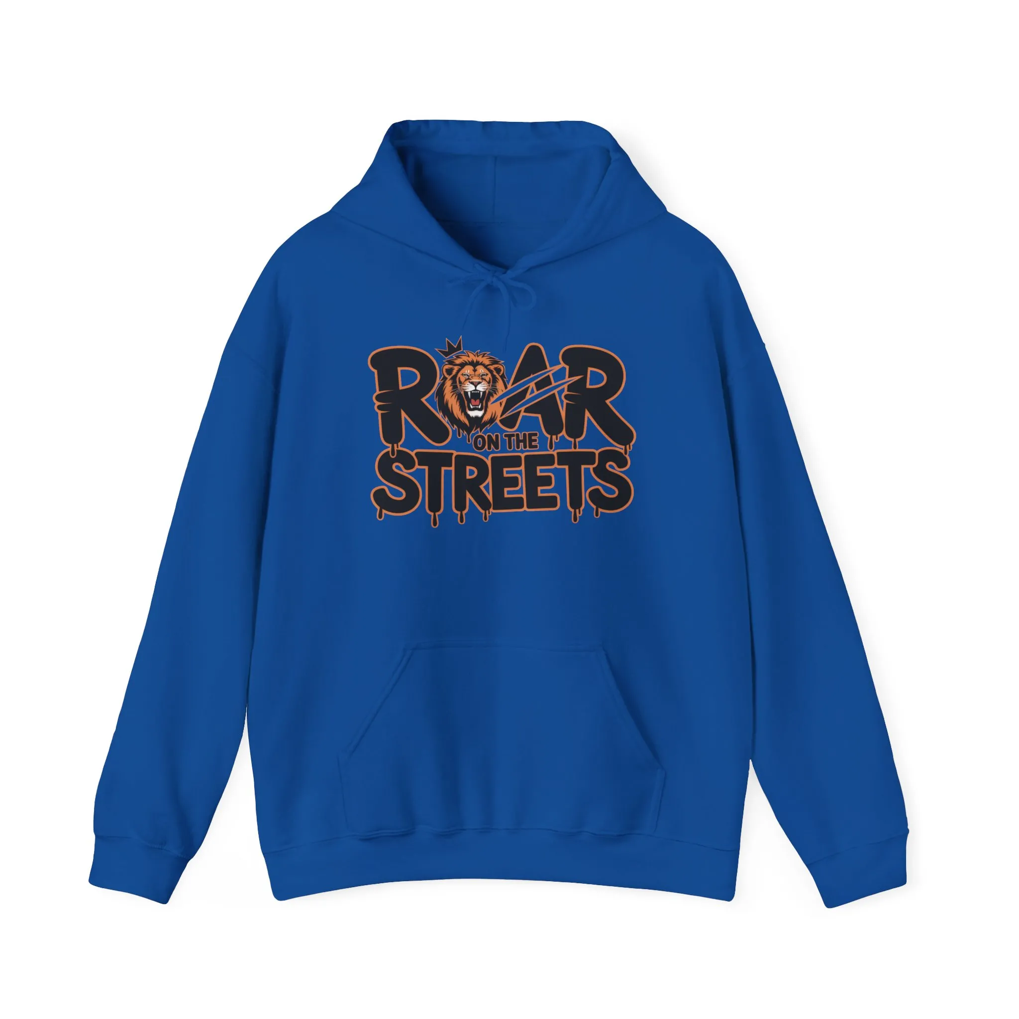 Mens Heavy Blend™ Hooded Sweatshirt, Roar on the Streets Lion Hoodie Mens Bold Streetwear - Image 29