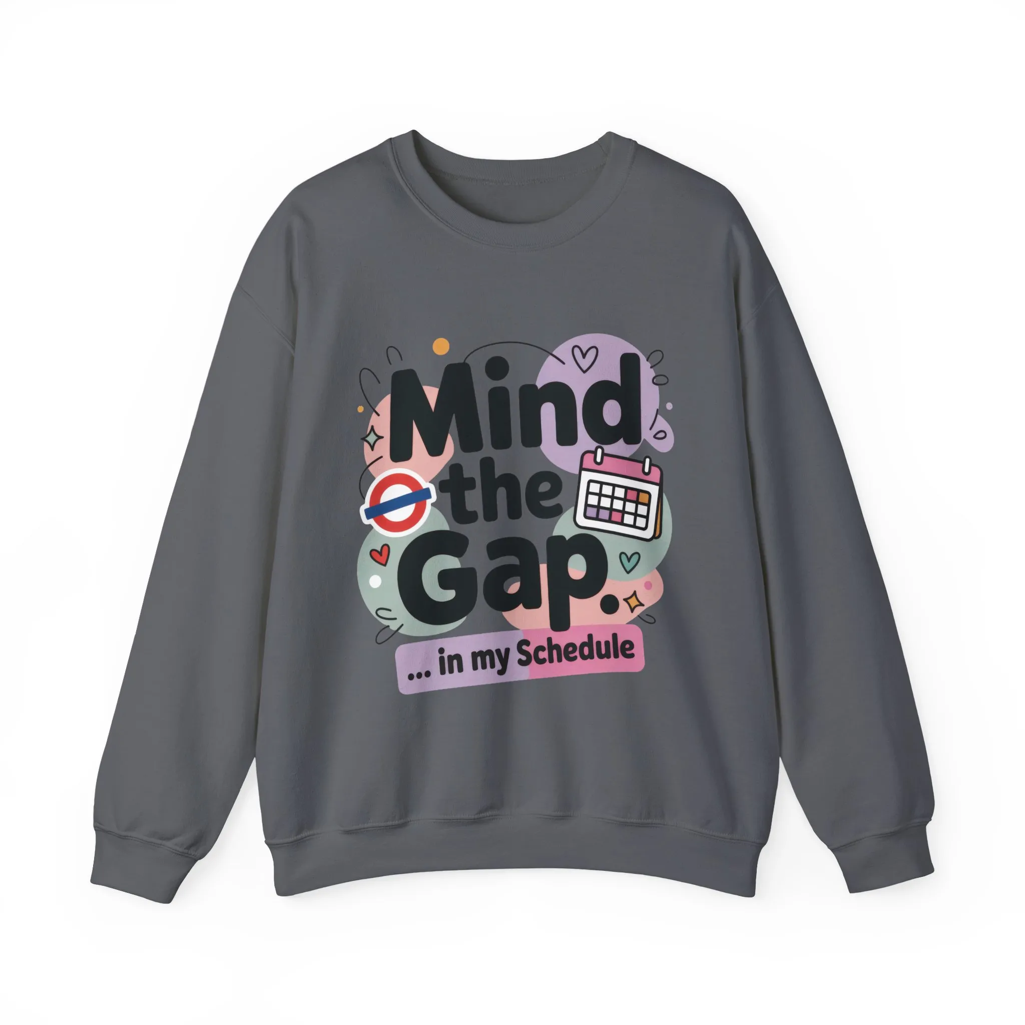 Funny Women's Sweatshirt, Mind The Gap, Office Humor Graphic Pullover - Image 16