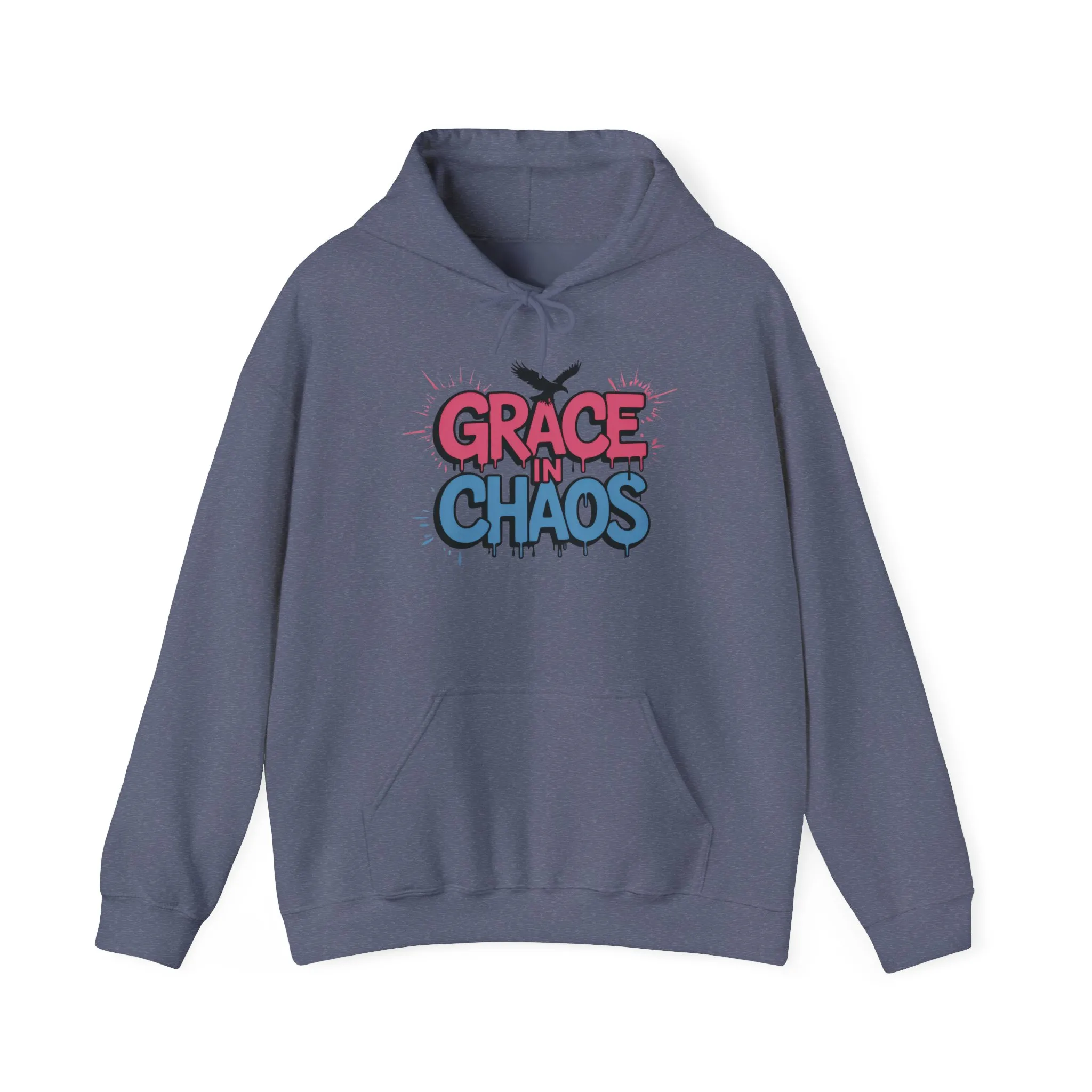 Women's Hoodie Grace in Chaos, Graffiti Dripping Street Art Urban Hoodie, Bold Graphic Pullover - Image 25