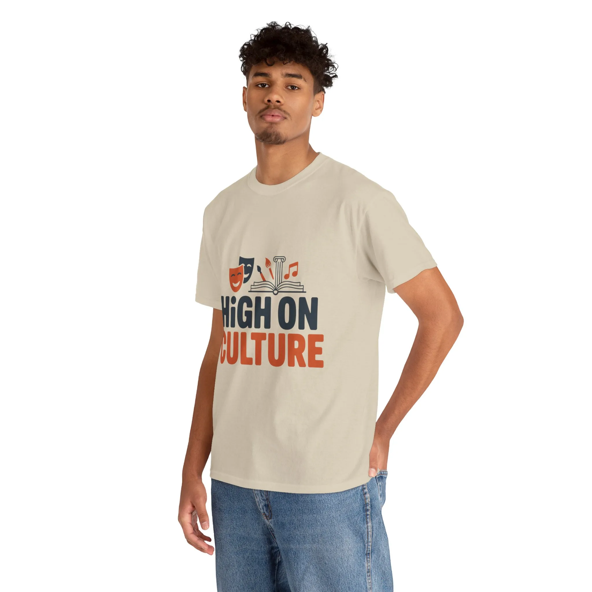 High on Culture Mens T-Shirt, Funny Cultural Graphic Tee, Art Humor - Image 9