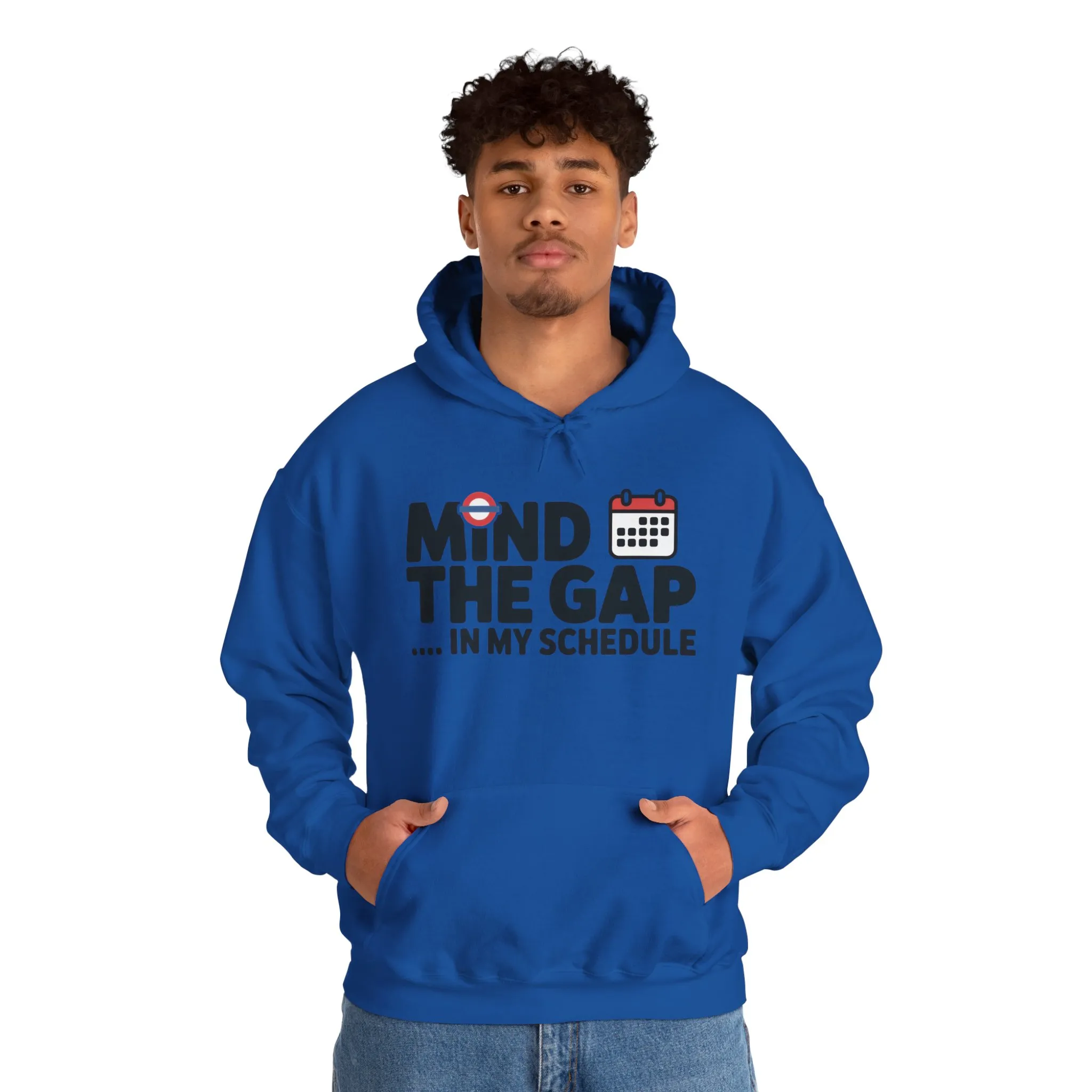 Men's Hoodie Funny Mind The Gap, Office Humor Hoodie, Comfy Graphic Sweatshirt - Image 31