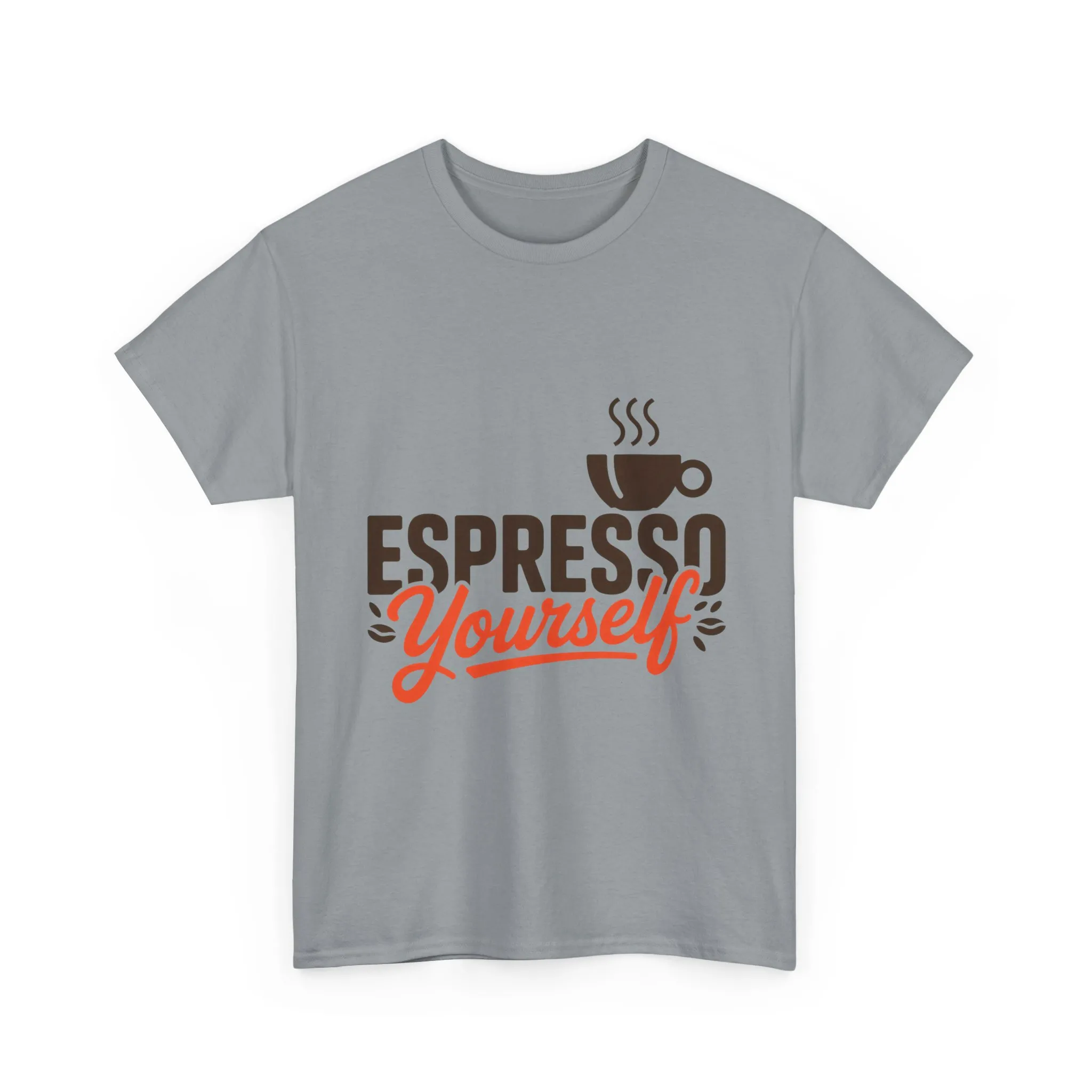 Espresso Yourself Mens T-Shirt, Funny Coffee Graphic Tee, Coffee Tee, Coffee Humor - Image 10
