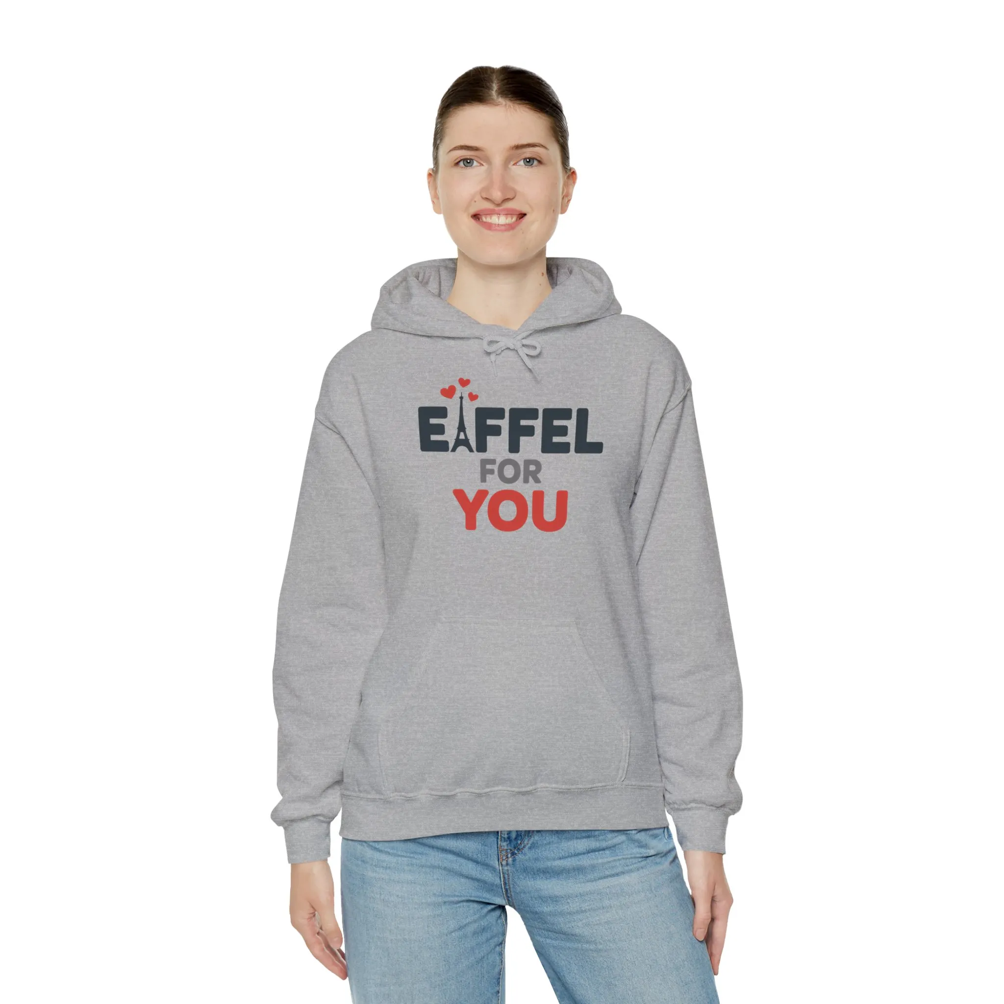 Womens Heavy Blend™ Hooded Sweatshirt, Eiffel For You Romantic Paris Womens Hoodie - Image 16