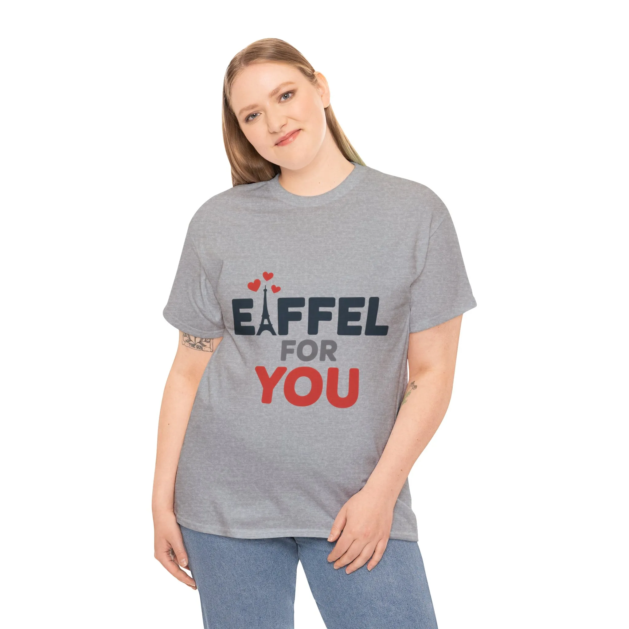 Eiffel For You Romantic Paris Graphic Womens T-Shirt, Eiffel Shirt - Image 9