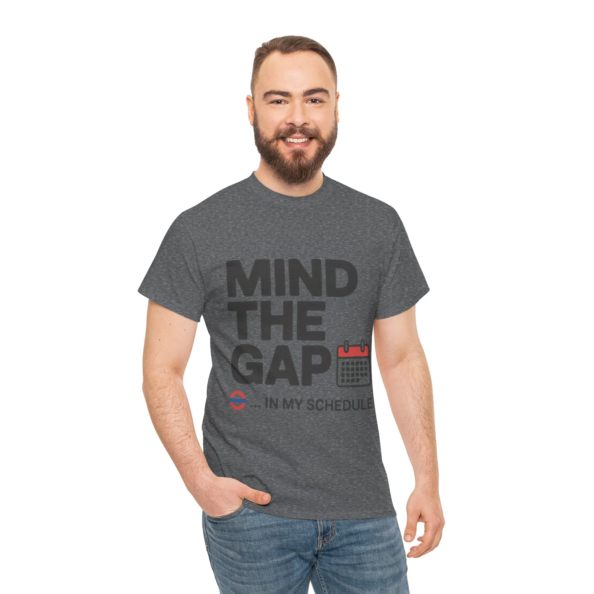 Funny Mind The Gap T-Shirt for Men, Office Humor Shirt - Image 17
