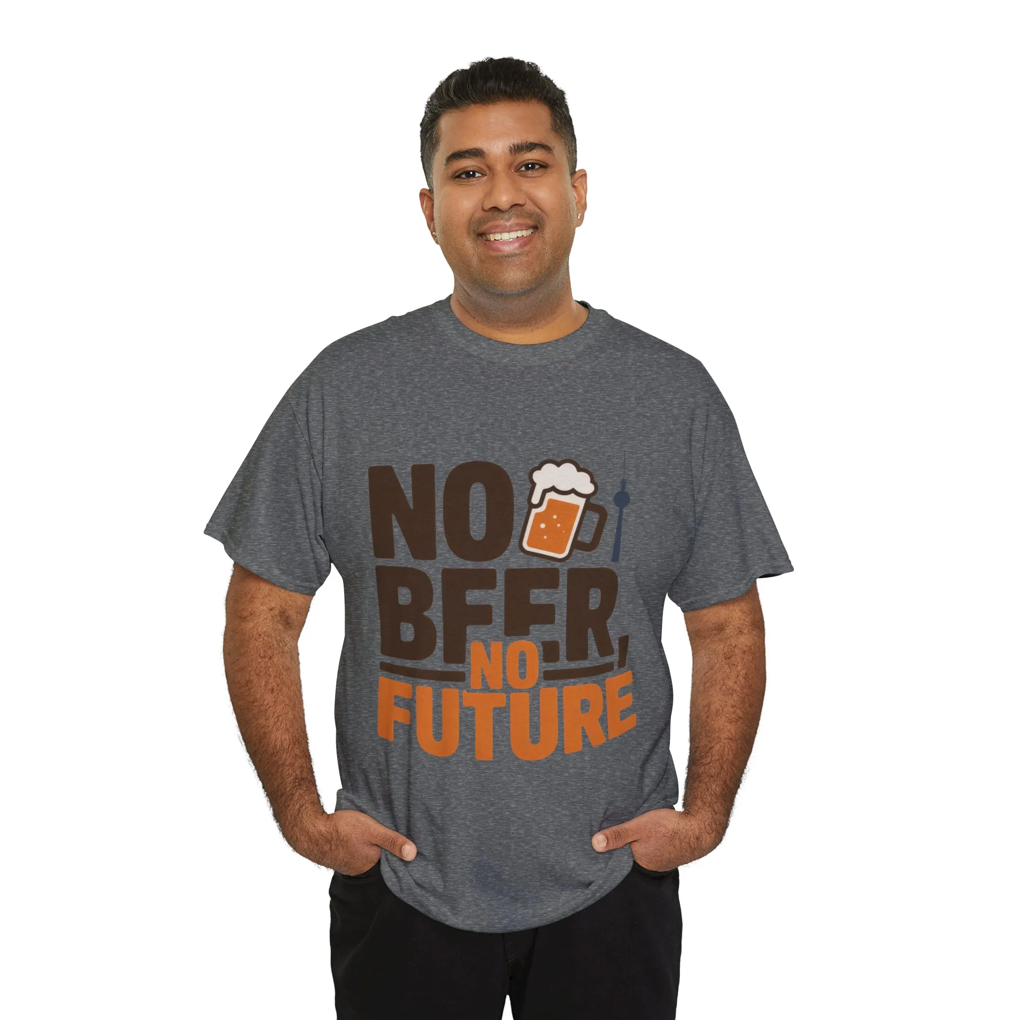 No Beer No Future Funny Beer Graphic Mens T-Shirt, Beer Tee, Beer Lover Tee - Image 15