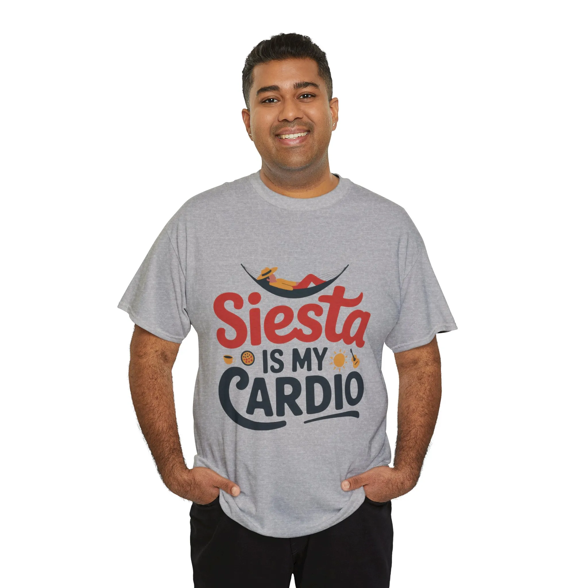 Siesta Is My Cardio Funny Mens T-Shirt Spain Humor Tee, Siesta Shirt, Siesta Culture Gift - Image 9