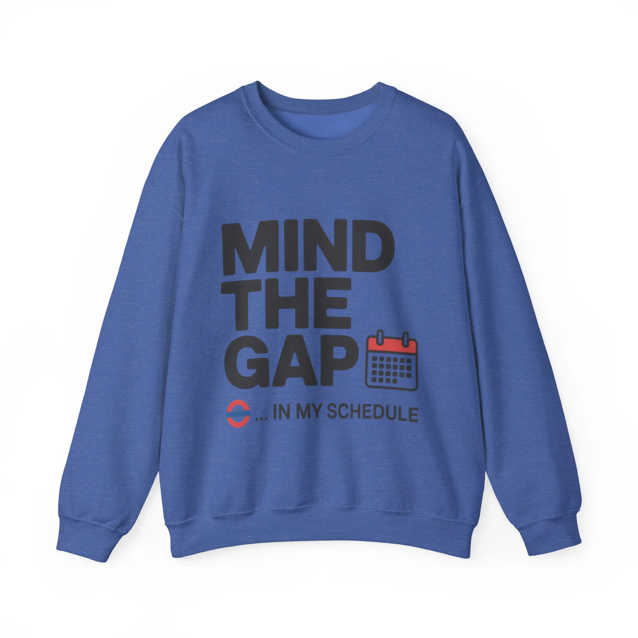 Funny Men's Sweatshirt, Mind The Gap Office Humor Graphic Pullover - Image 13