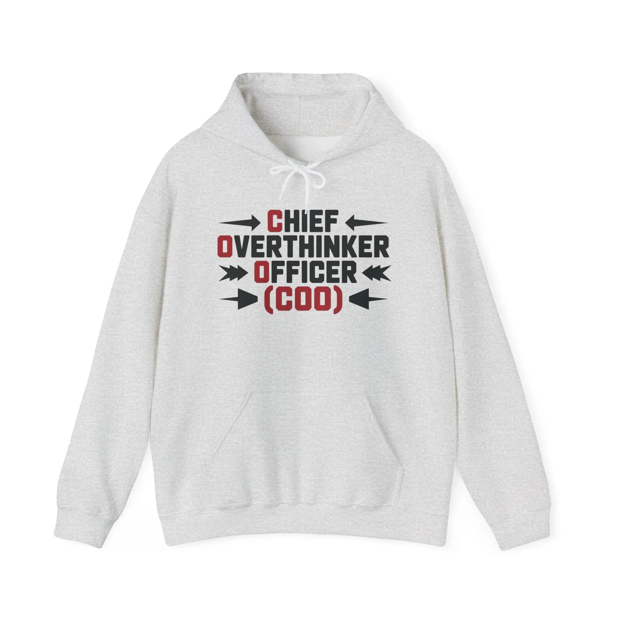 Chief Overthinker Officer Men's Hoodie, Funny COO Graphic Pullover, Sarcastic Office Humor Gift, Men's Heavy Blend™ Hooded Sweatshirt - Image 5