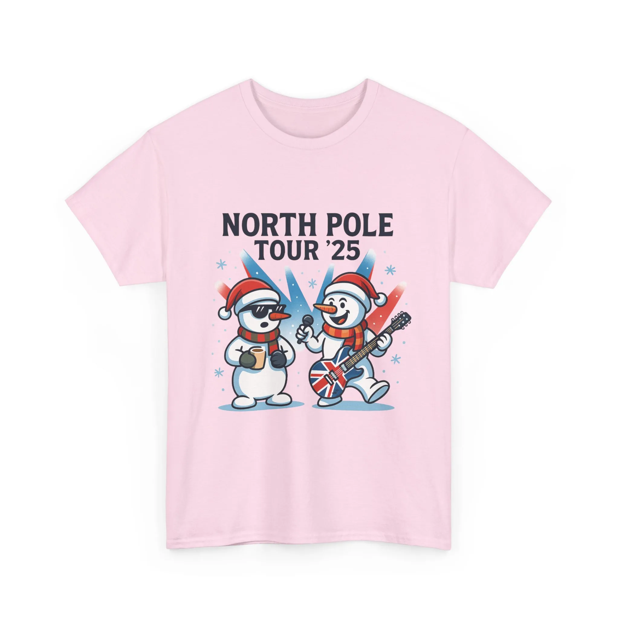 North Pole Tour 25 Women's Christmas T-Shirt, Funny Holiday Music Tee - Image 19