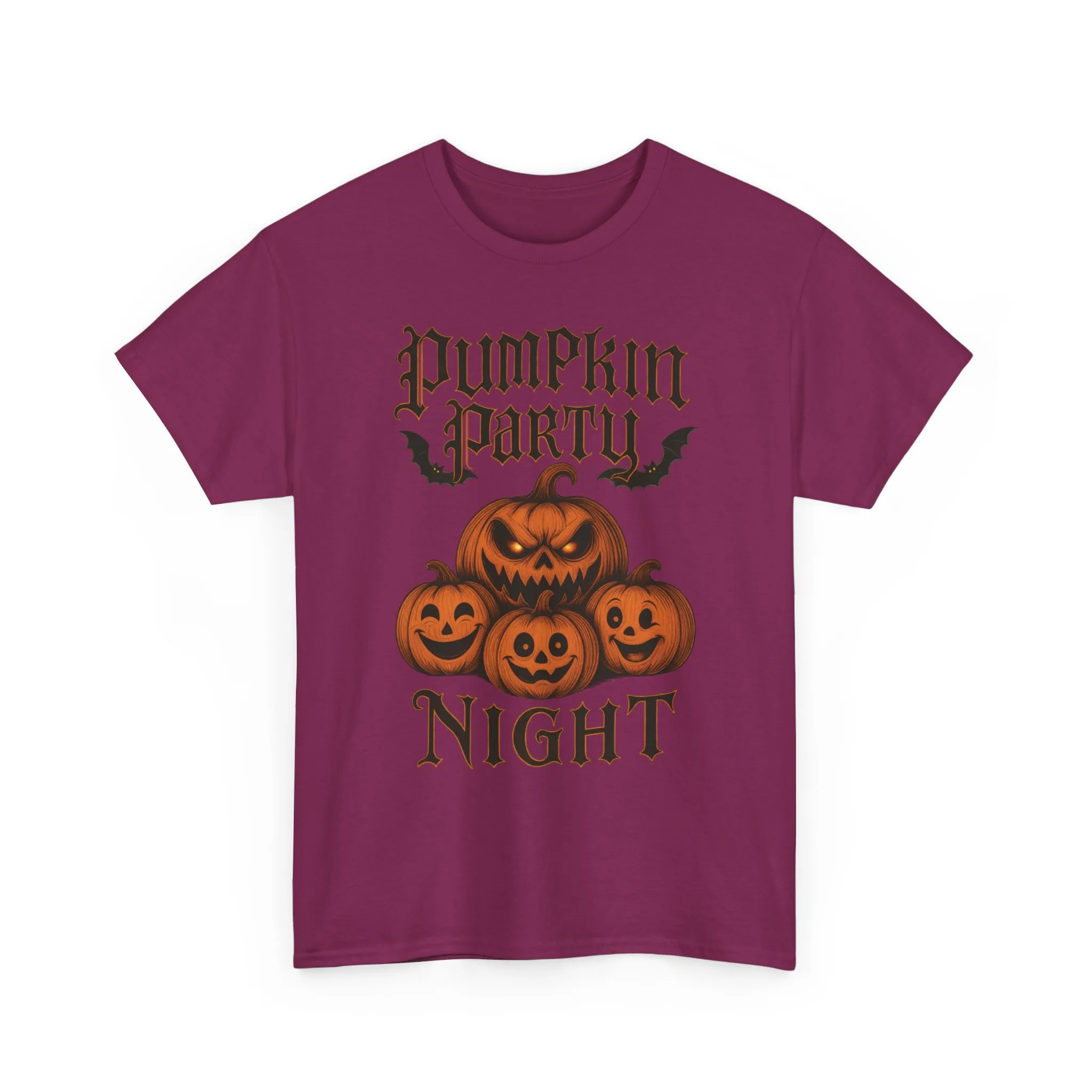 Pumpkin Party Night Shirt, Women's Halloween Gothic Pumpkin T-Shirt, Spooky Jack O Lantern Party Tee, Cute Scary Fall Shirt - Image 25