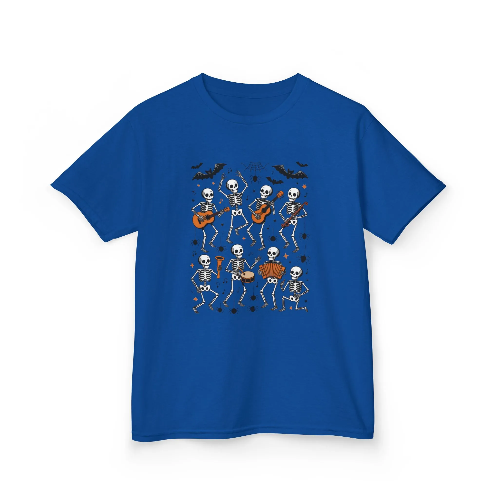 Cute Dancing Skeleton Halloween T-Shirt for Girls Boys, Funny Spooky Band Tee, Kids Halloween Party Top, Cute Fall Outfit Gift - Image 16