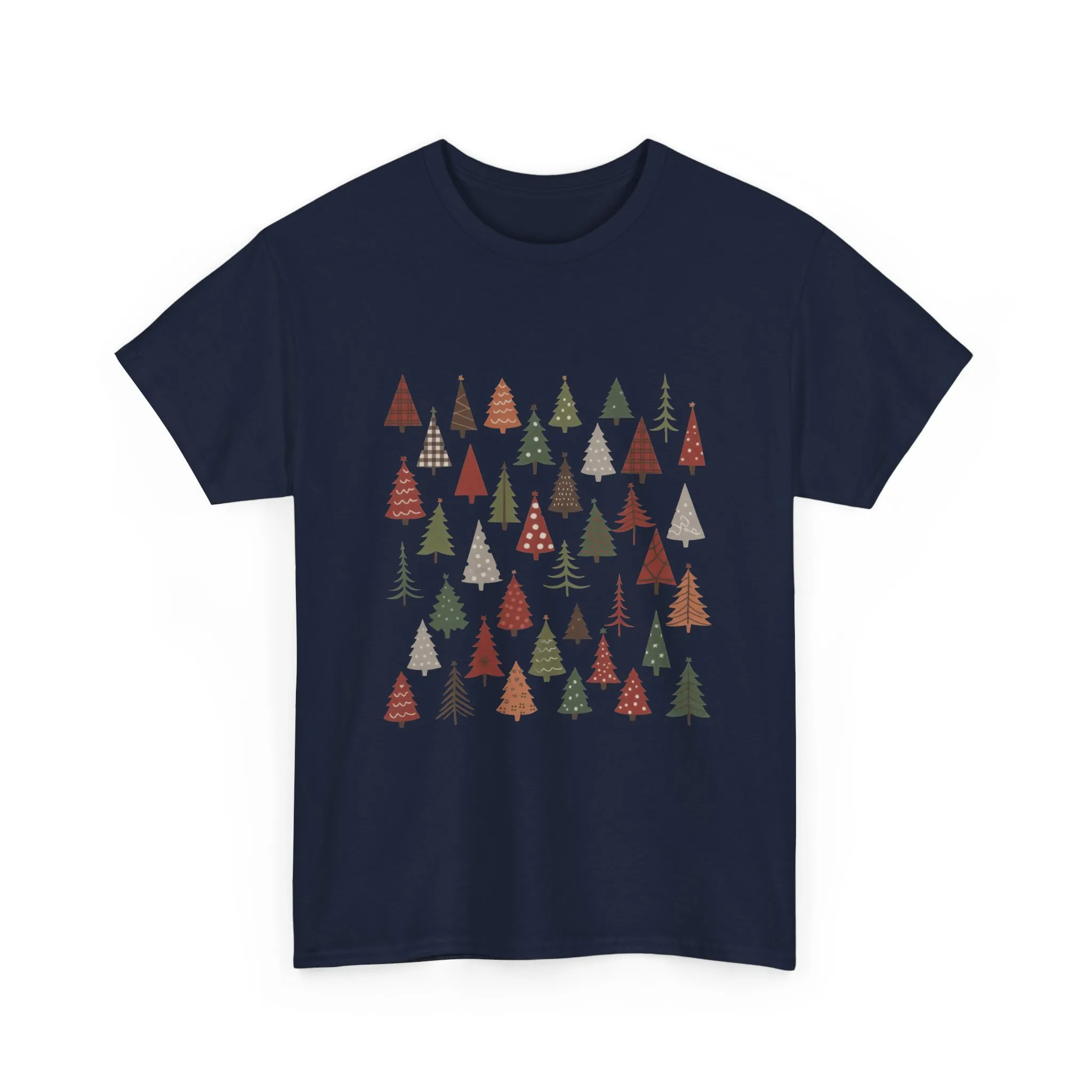 Minimal Christmas Tree T-Shirt, Boho Holiday Tee for Women - Image 13