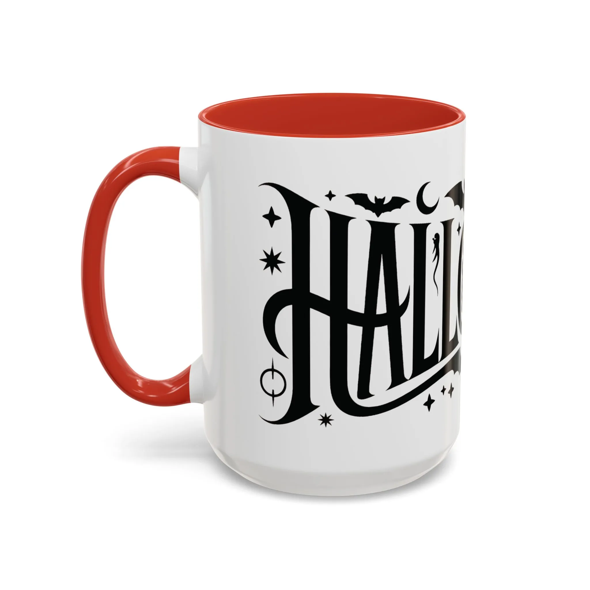 Gothic Halloween Mug, Vintage Typography Coffee Cup, Retro Spooky Aesthetic Gift, Minimal Witchy Academia Drinkware, Coffee Mug (11, 15oz) - Image 18
