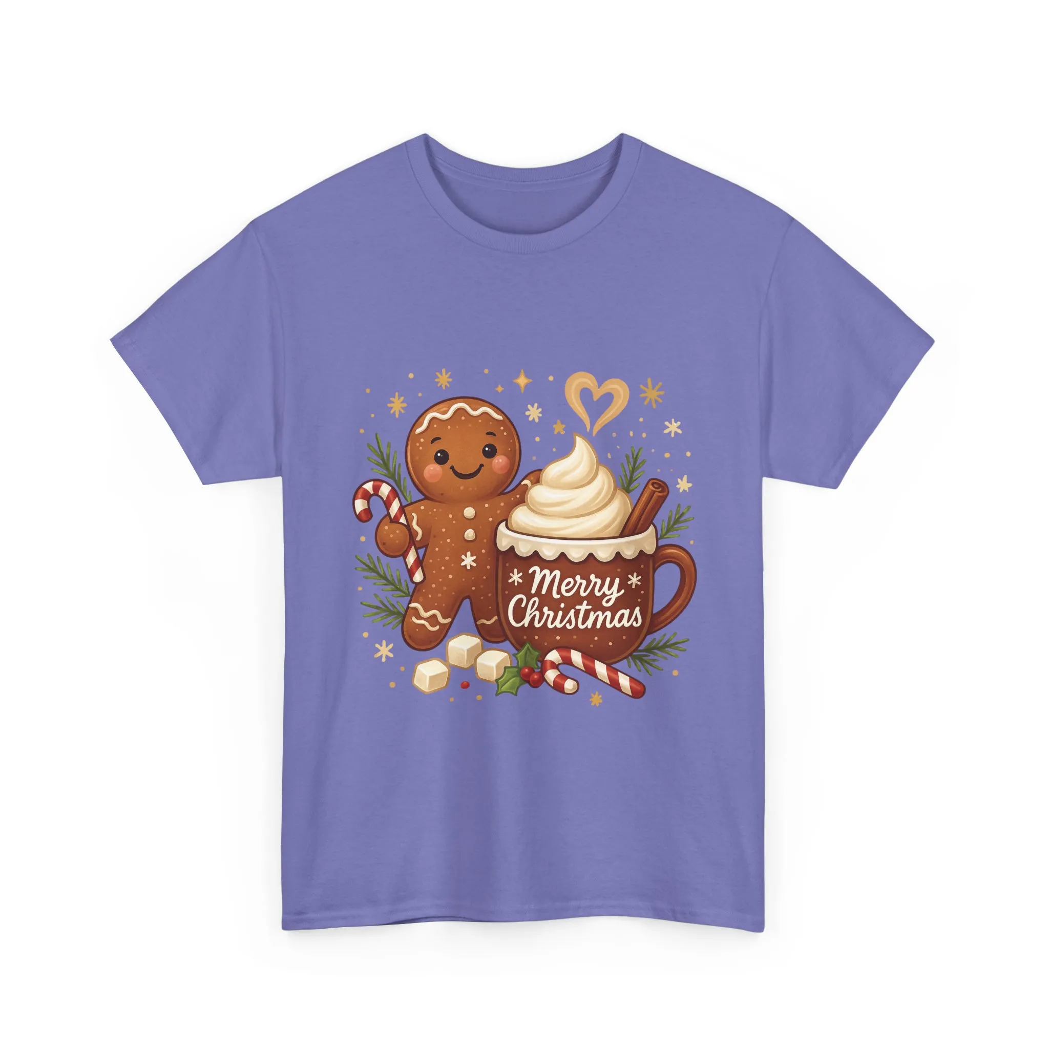 Gingerbread - Hot Cocoa Women's Christmas T-Shirt, Cozy Holiday Tee - Image 16