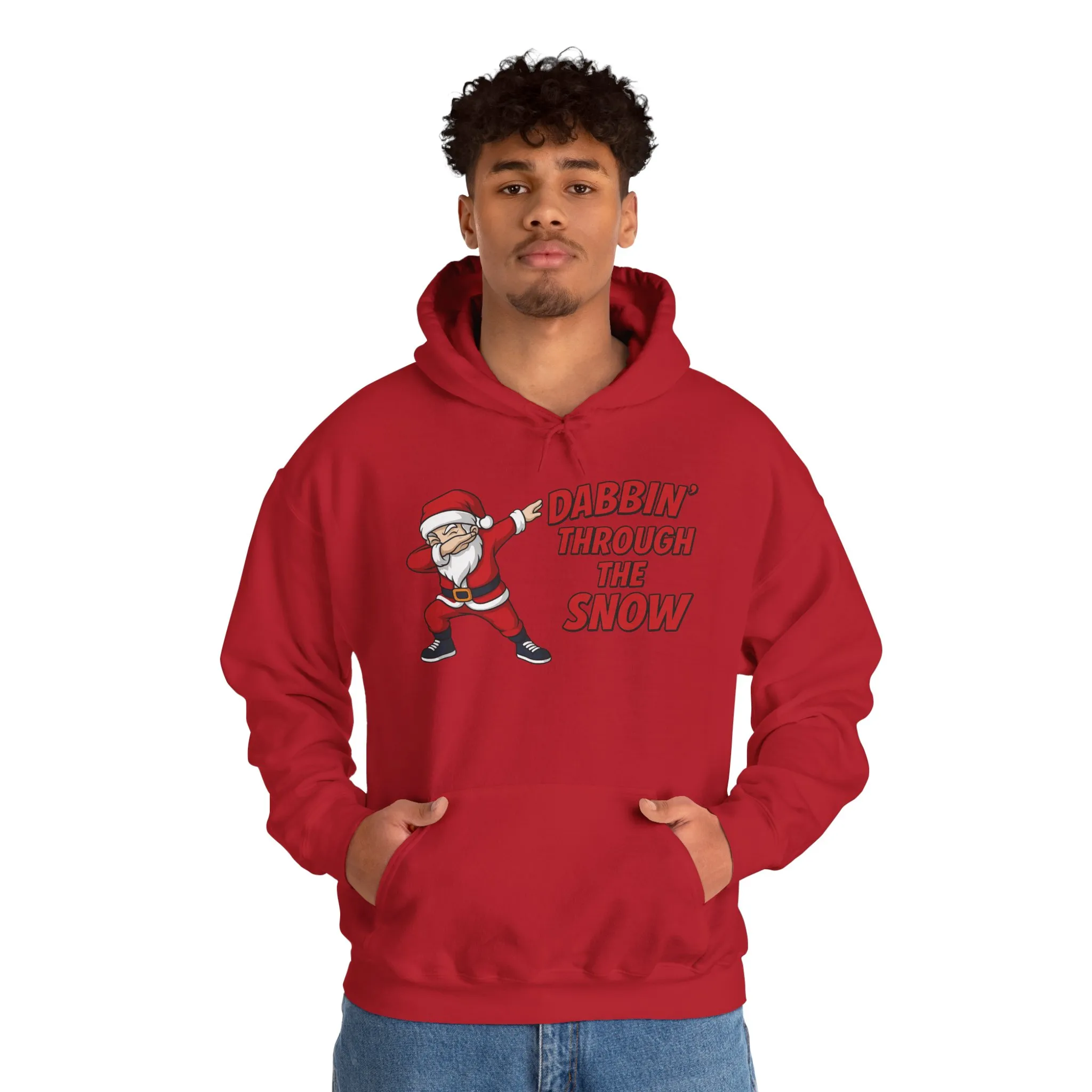 Dabbin Santa Men's Christmas Hoodie, Funny Holiday Sweatshirt - Image 31