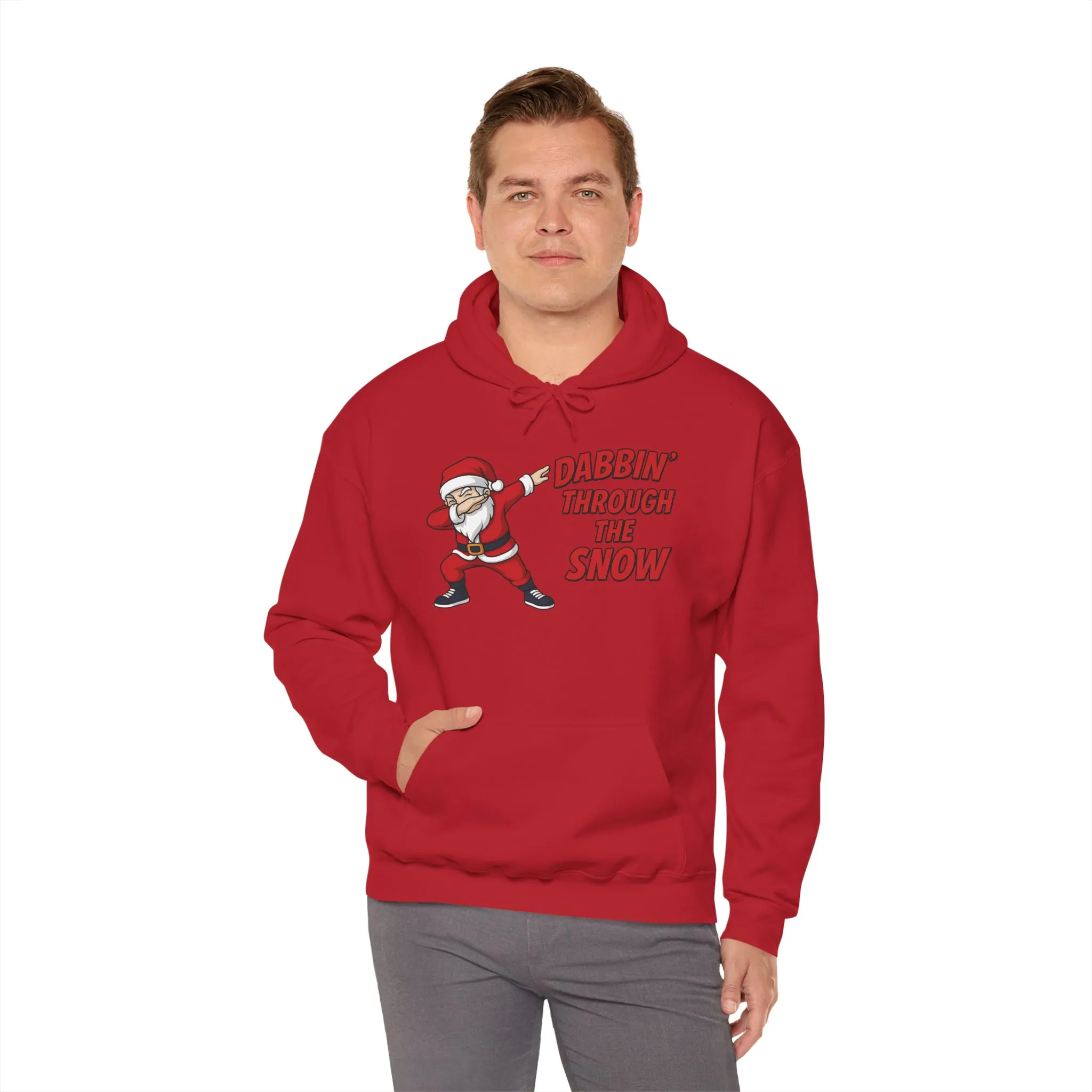 Dabbin Santa Men's Christmas Hoodie, Funny Holiday Sweatshirt - Image 32