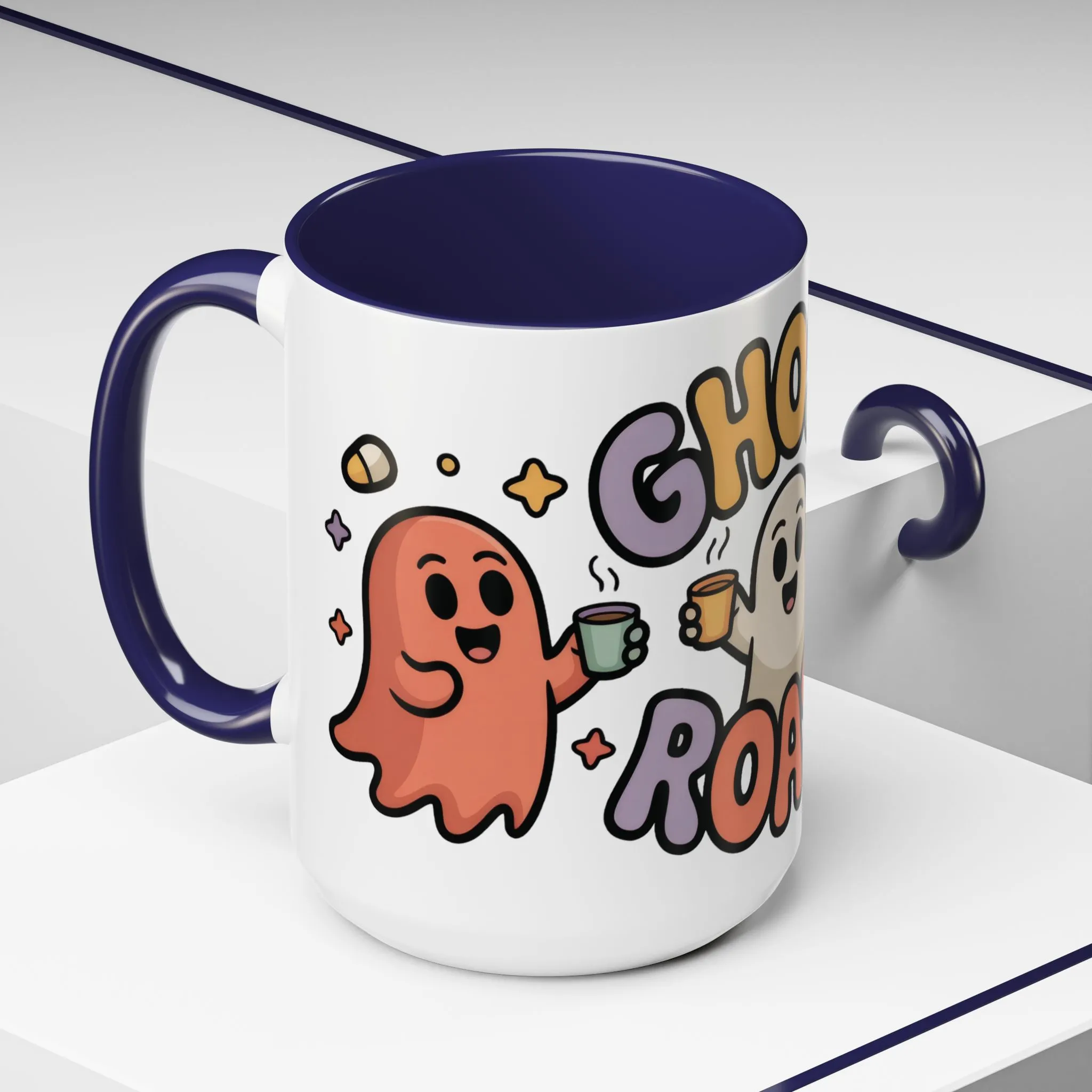 Ghost Roast Halloween Mug, Cute Spooky Coffee Cup, Kawaii Ghost Drinkware, Funny Fall Mug Gift for Coffee Lovers, Accent Coffee Mug (15oz) - Image 15