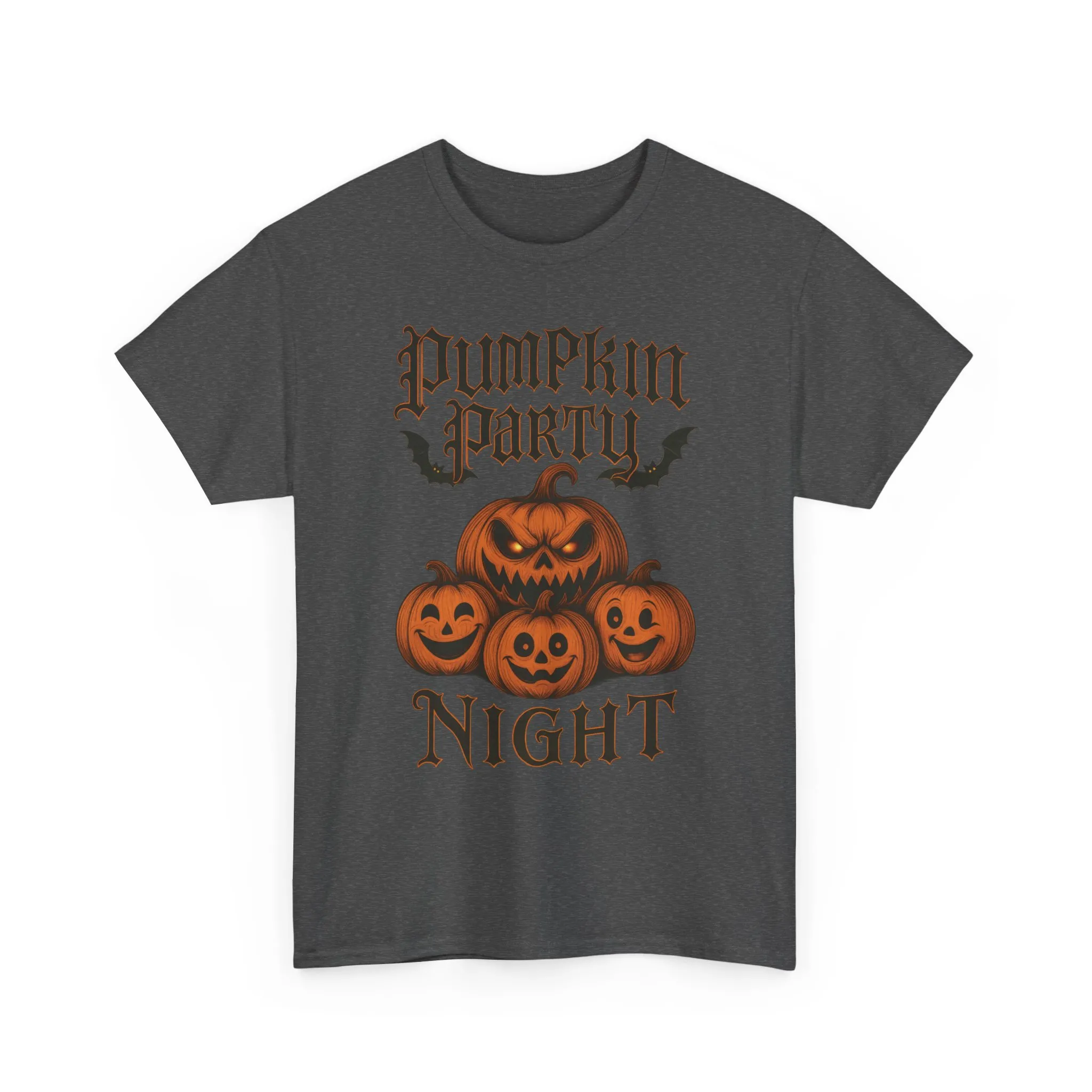 Pumpkin Party Night Shirt, Women's Halloween Gothic Pumpkin T-Shirt, Spooky Jack O Lantern Party Tee, Cute Scary Fall Shirt - Image 7
