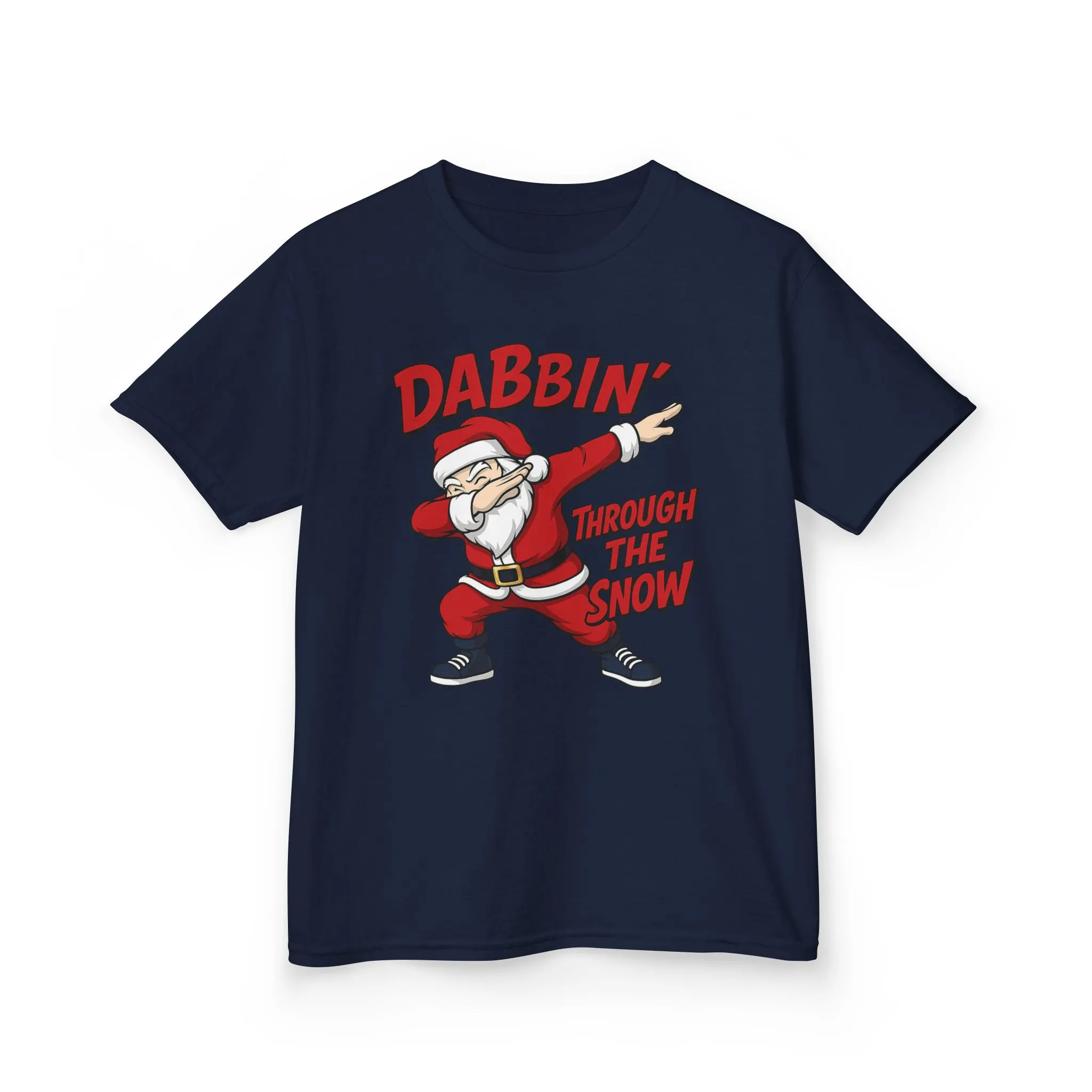 Dabbin Santa Youth Christmas T-Shirt, Funny Holiday Tee for Boys - Image 19
