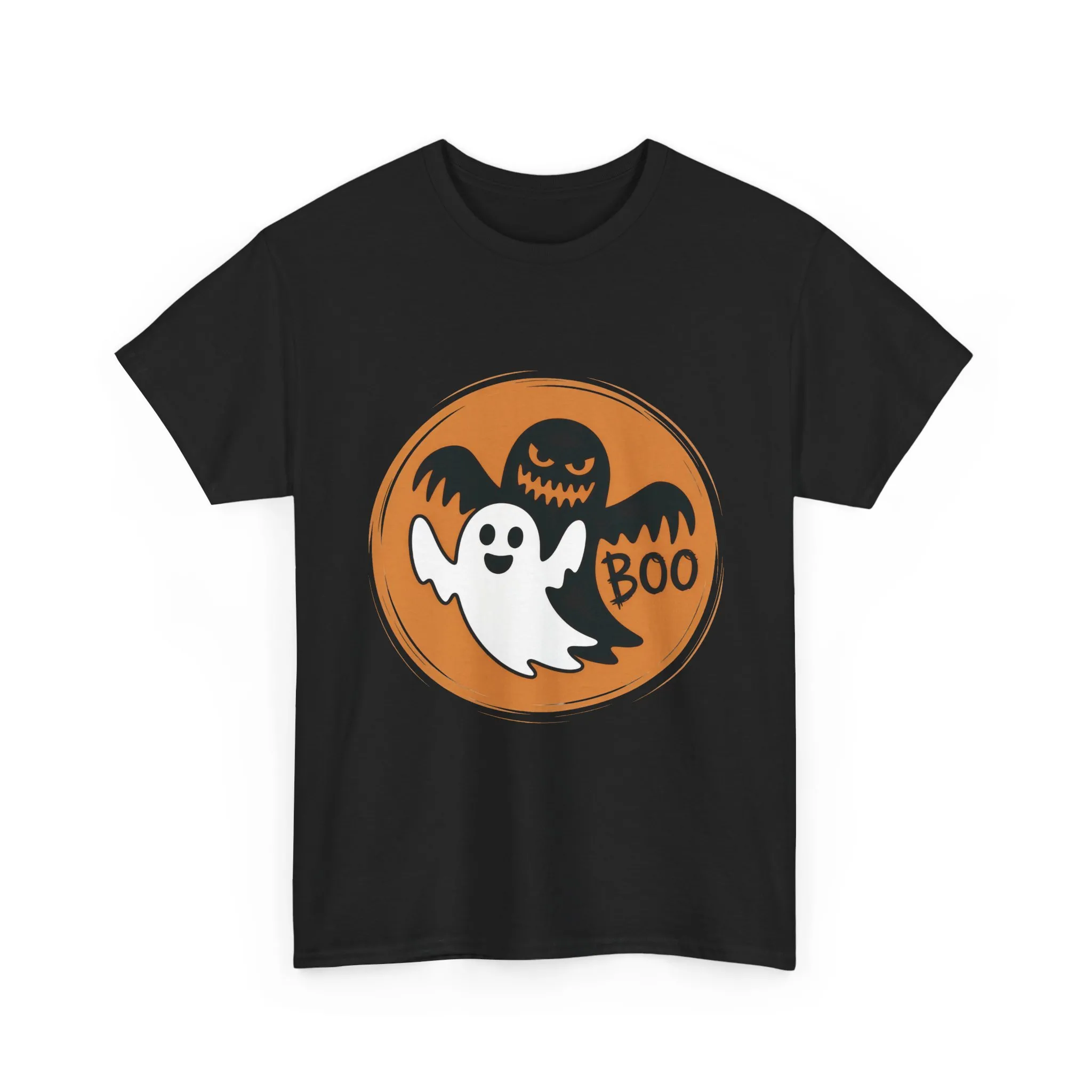 Halloween Ghost Men's T-Shirt, Cute Spooky BOO Tee, Men's Funny Scary Shirt for Men - Image 4