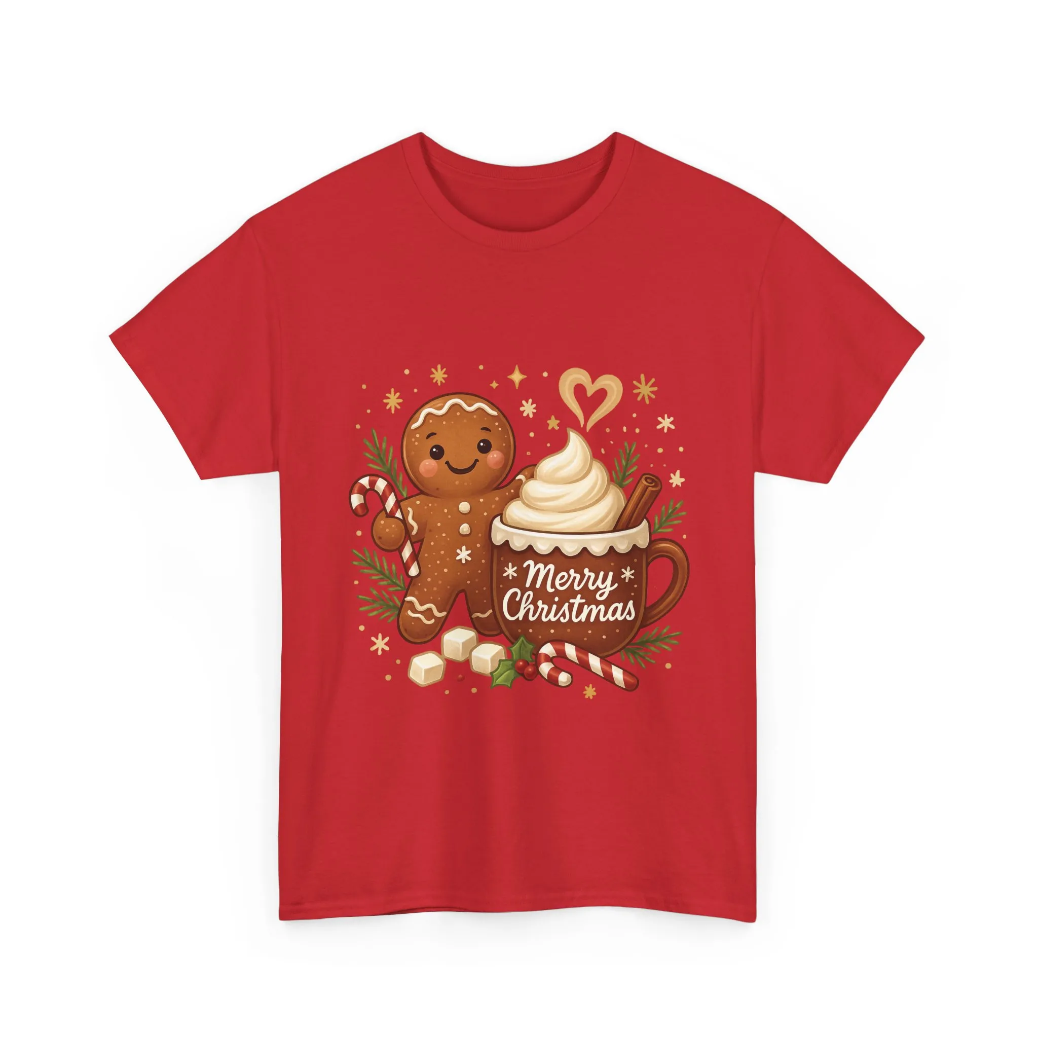 Gingerbread - Hot Cocoa Women's Christmas T-Shirt, Cozy Holiday Tee - Image 25