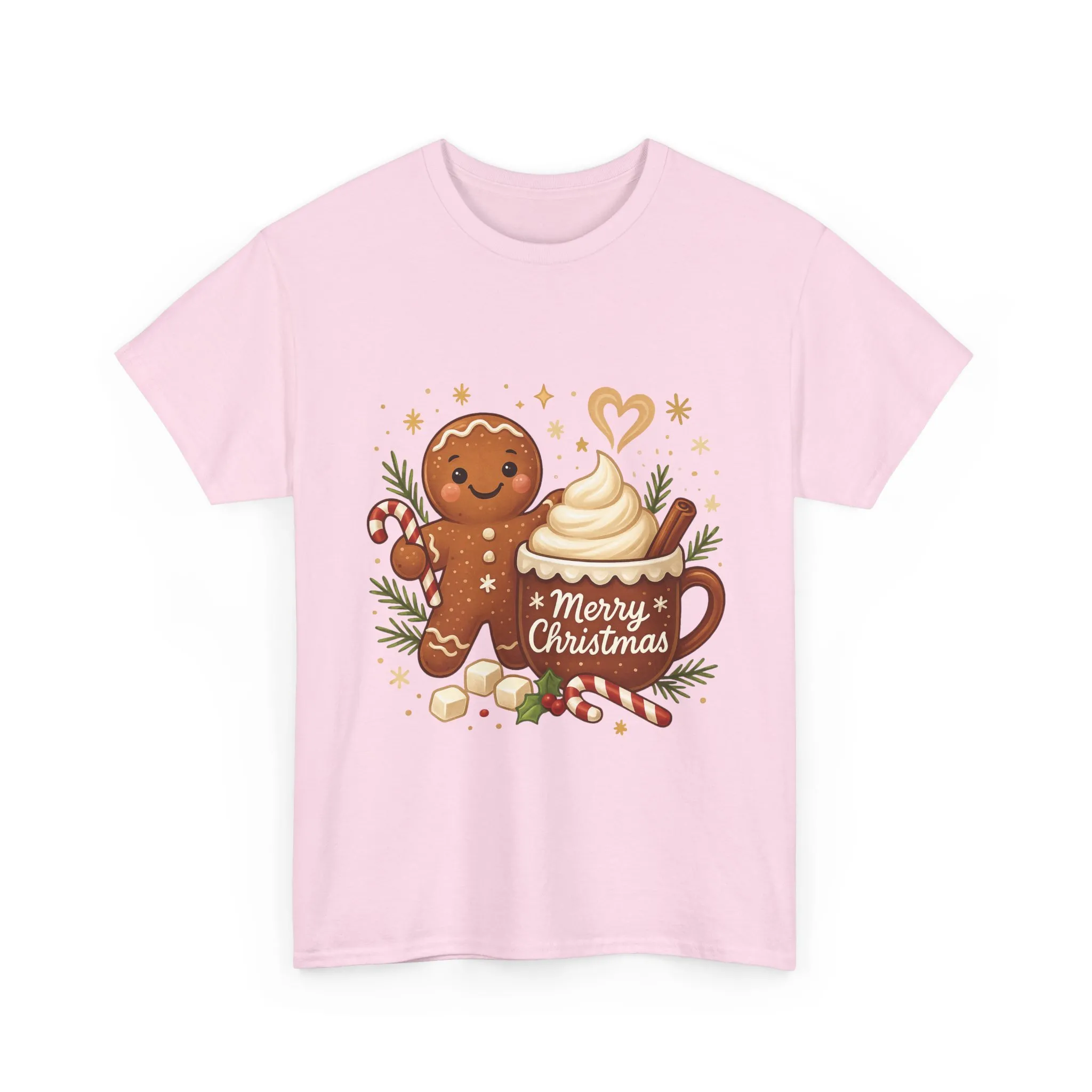 Gingerbread - Hot Cocoa Women's Christmas T-Shirt, Cozy Holiday Tee - Image 19