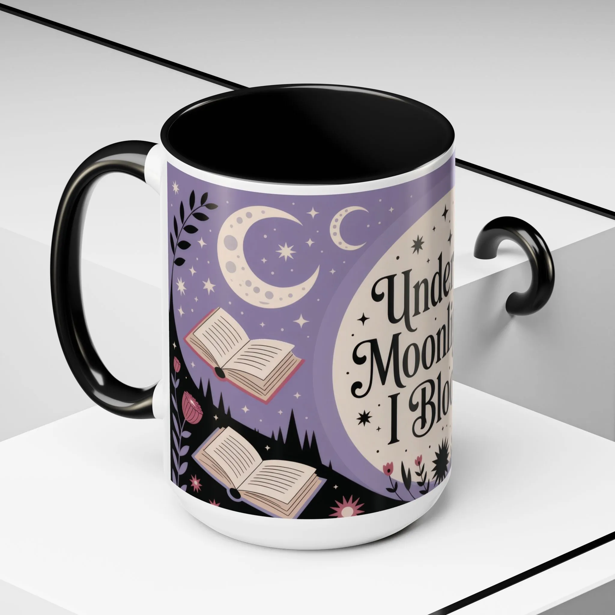 Under the Moonlight I Bloom Mug, Witchy Moon Magic Coffee Cup, Feminine Mystic Gift for Spiritual, Self Growth Lovers, Coffee Mug (11, 15oz) - Image 10