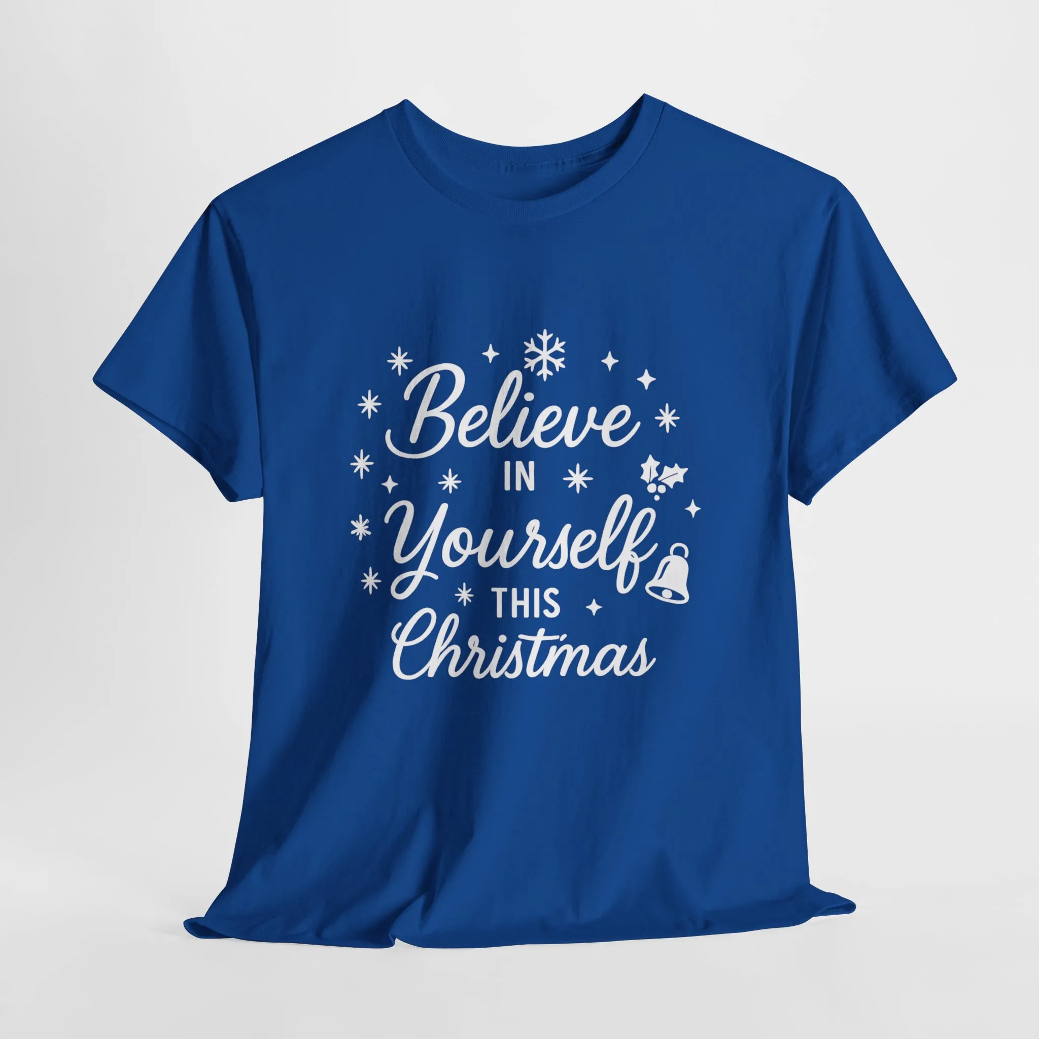 Women's Believe in the Magic Christmas Shirt, Santa Hat Holiday Tee for Women - Image 10