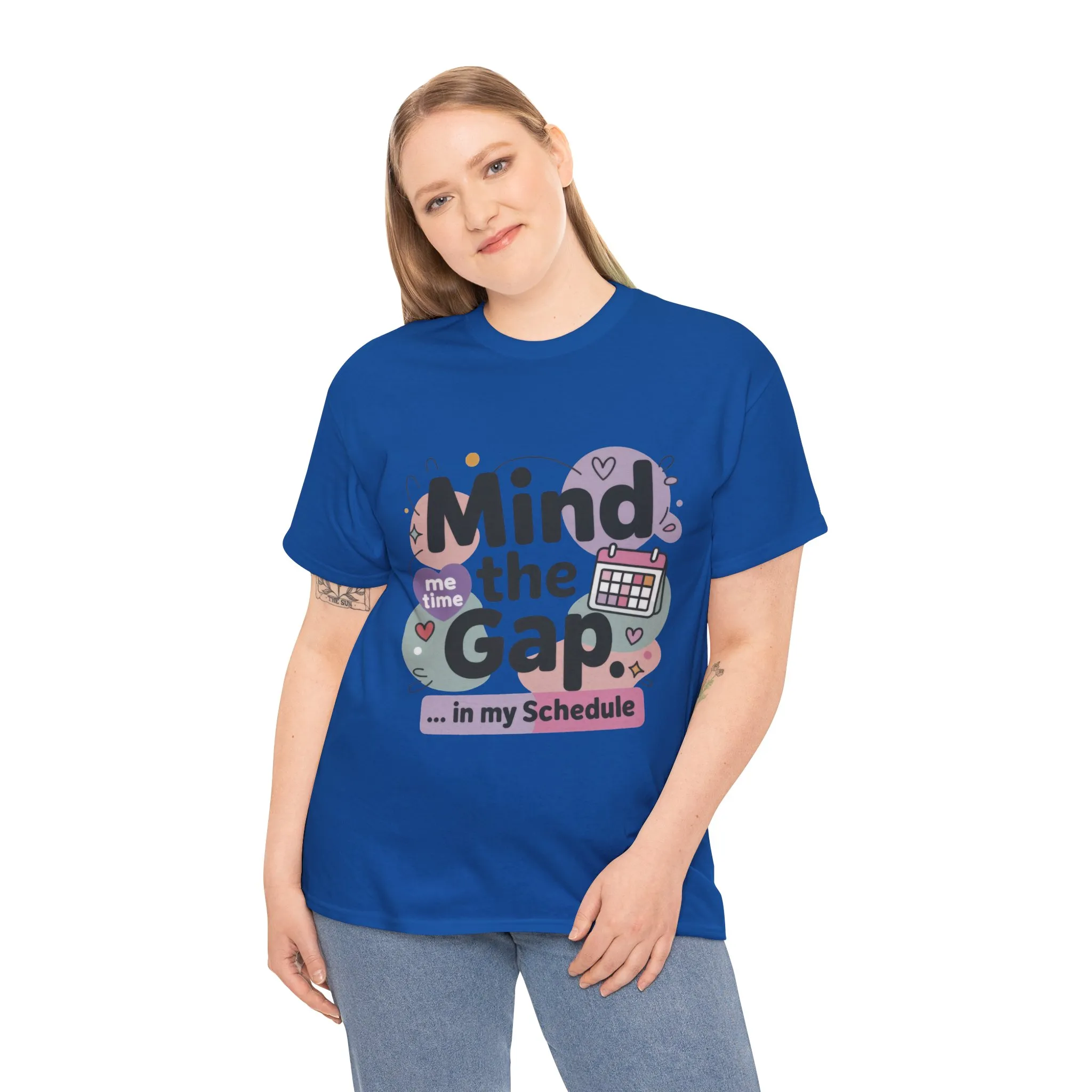 Mind the Gap in My Schedule T-Shirt, Funny Self Care Tee for Women, Me Time Graphic Tee, Mental Health Awareness Top, Funny Relaxation Tee - Image 18