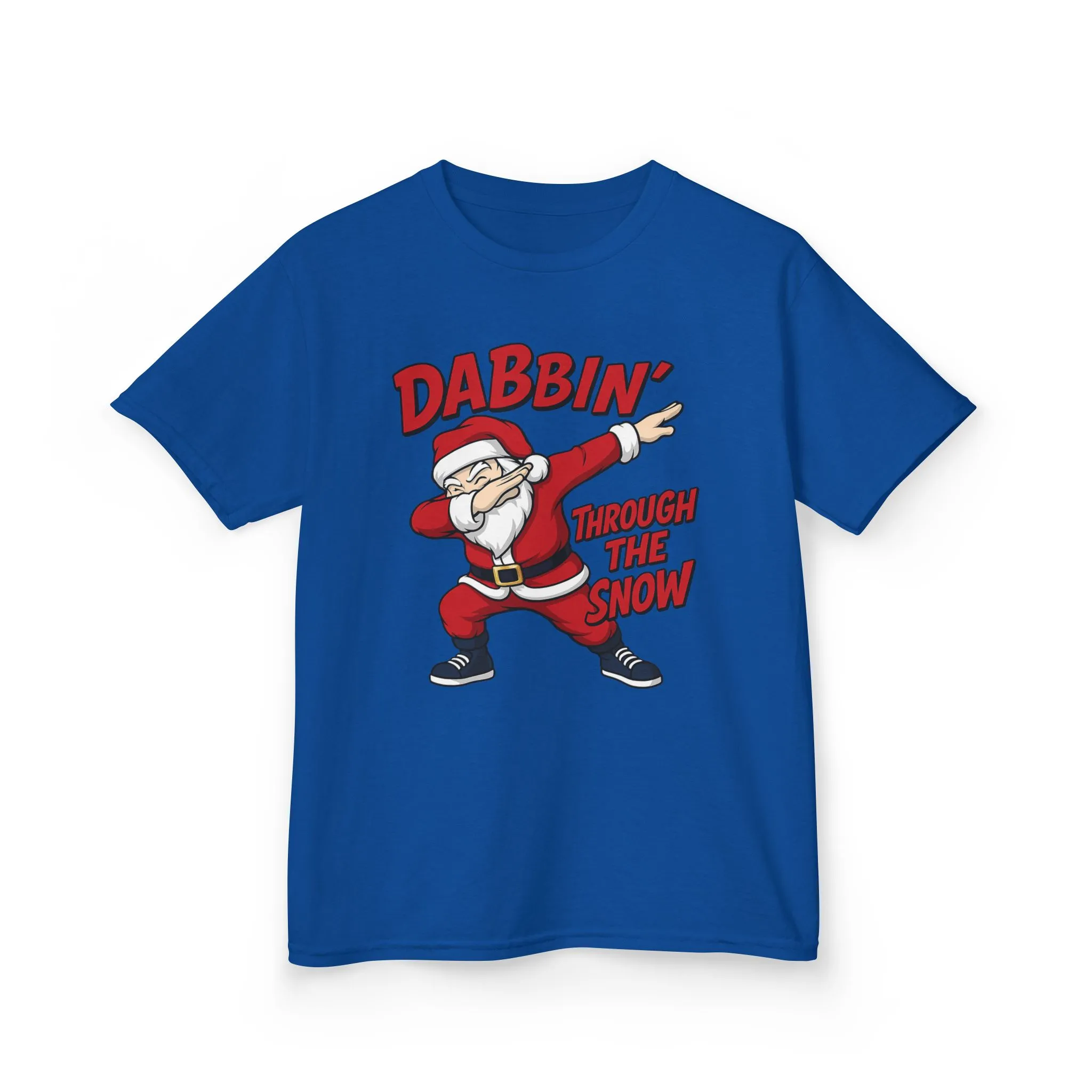 Dabbin Santa Youth Christmas T-Shirt, Funny Holiday Tee for Boys - Image 16