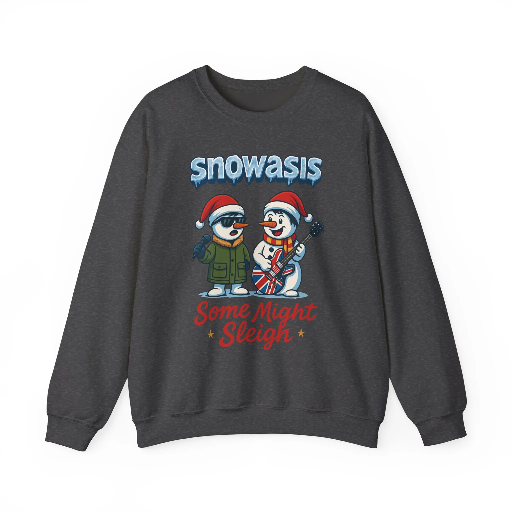 Snowasis Some Might Sleigh Women's Christmas Sweatshirt, Funny Retro Holiday Jumper - Image 13