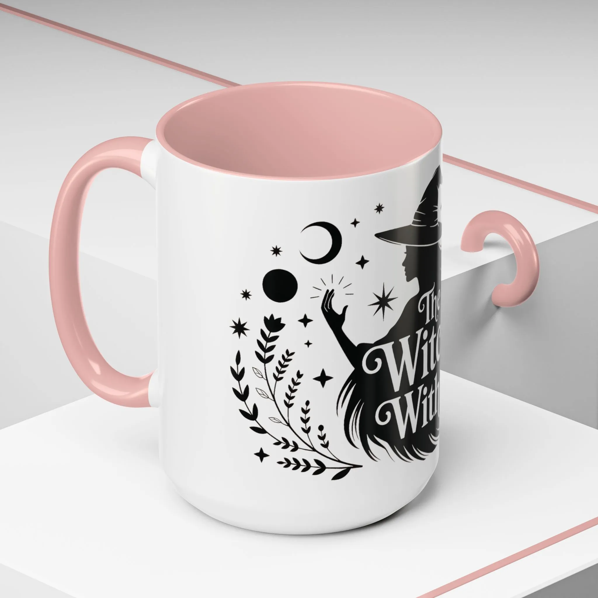 The Witch Within Mug, Minimalist Witchy Coffee Cup, Celestial Feminine Power Gift, Spiritual Boho Halloween Drinkware, Coffee Mug (11, 15oz) - Image 15