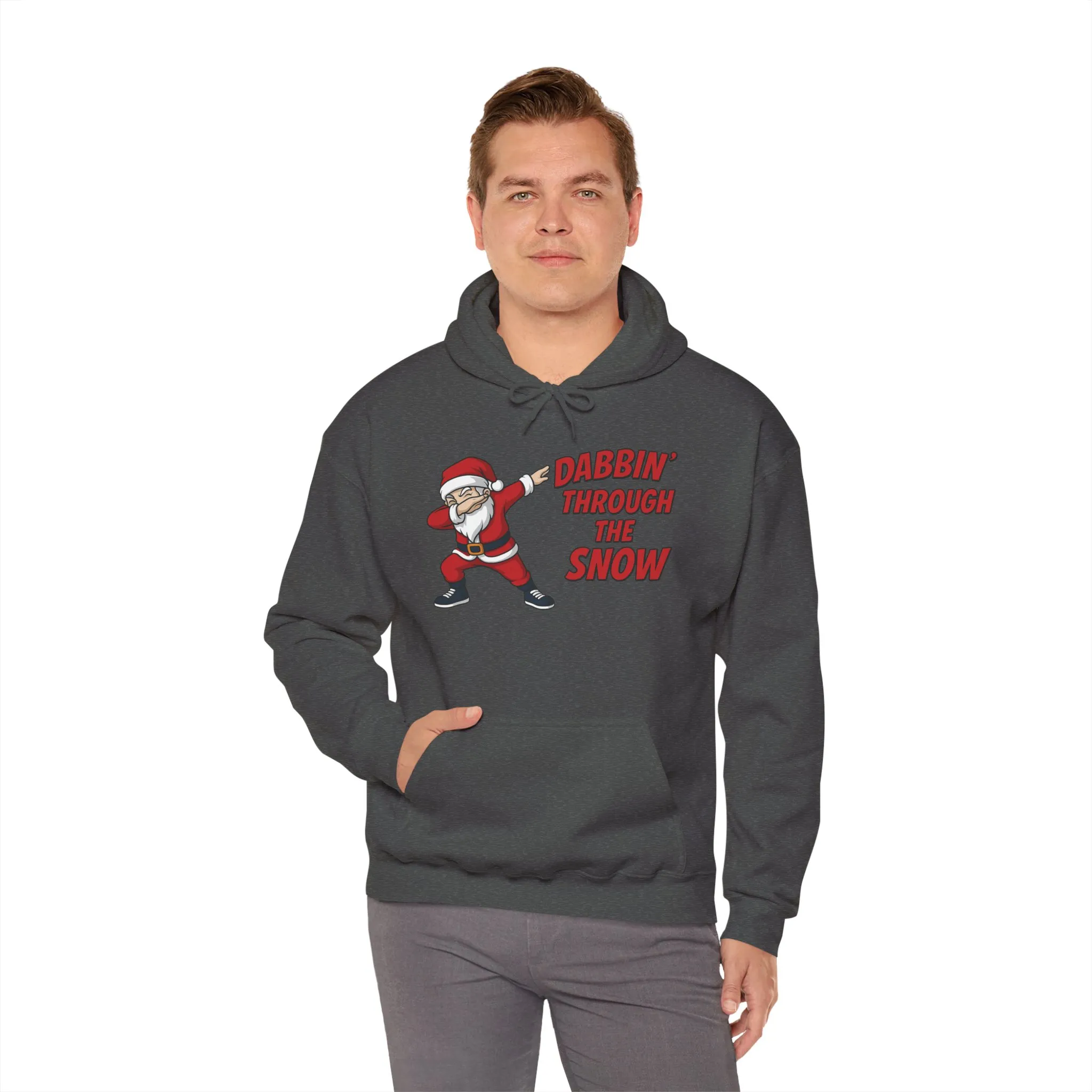 Dabbin Santa Men's Christmas Hoodie, Funny Holiday Sweatshirt - Image 20